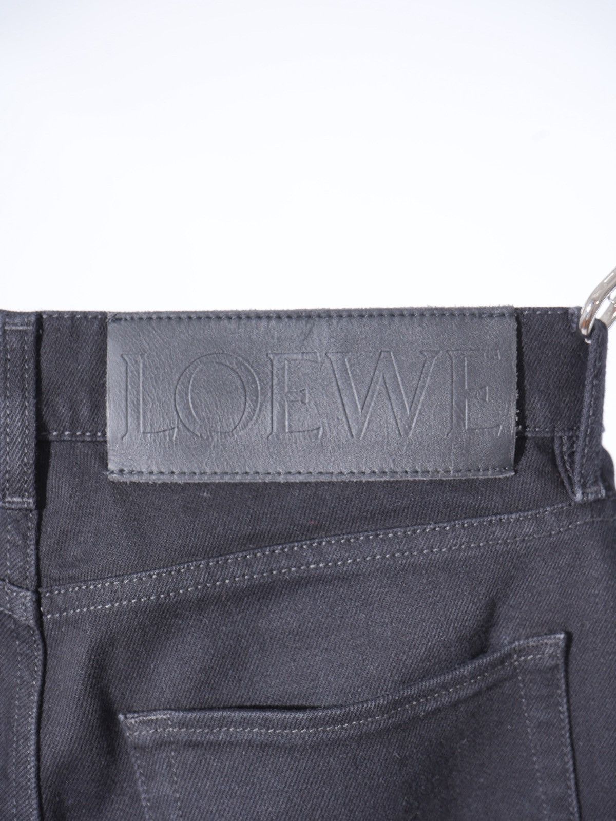 Loewe Loewe Black Zipper slim denim jeans 46 Size US 30 / EU 46 - 2 Thumbnail