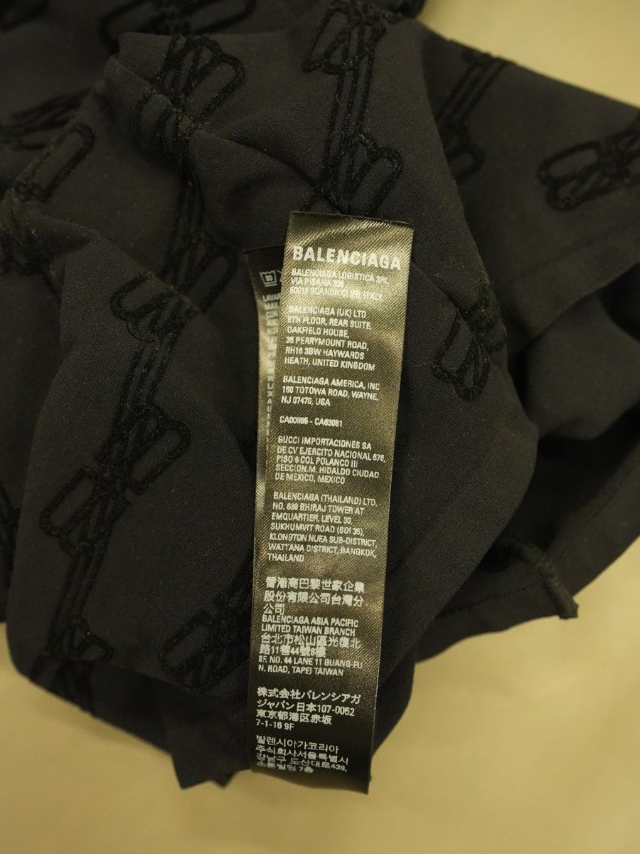 Balenciaga Balenciaga BB Monogram Elastic Long Sleeve Top Size S / US 4 / IT 40 - 7 Thumbnail