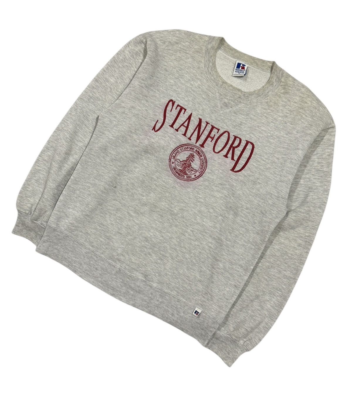 Russell Athletic × Vintage Vtg🔥90’s Stanford Junior University Pullover Sweatshirt Size US M / EU 48-50 / 2 - 6 Thumbnail