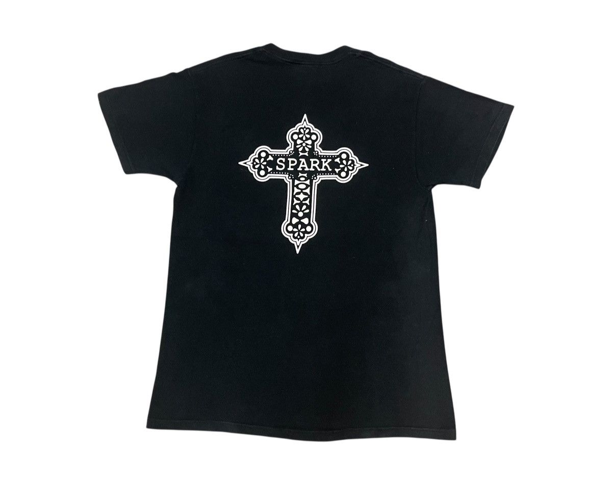 Vintage 90s SPARK USA BIG LOGO CROSS SPELLOUT SKATE TEES RARE Size US M / EU 48-50 / 2 - 3 Thumbnail
