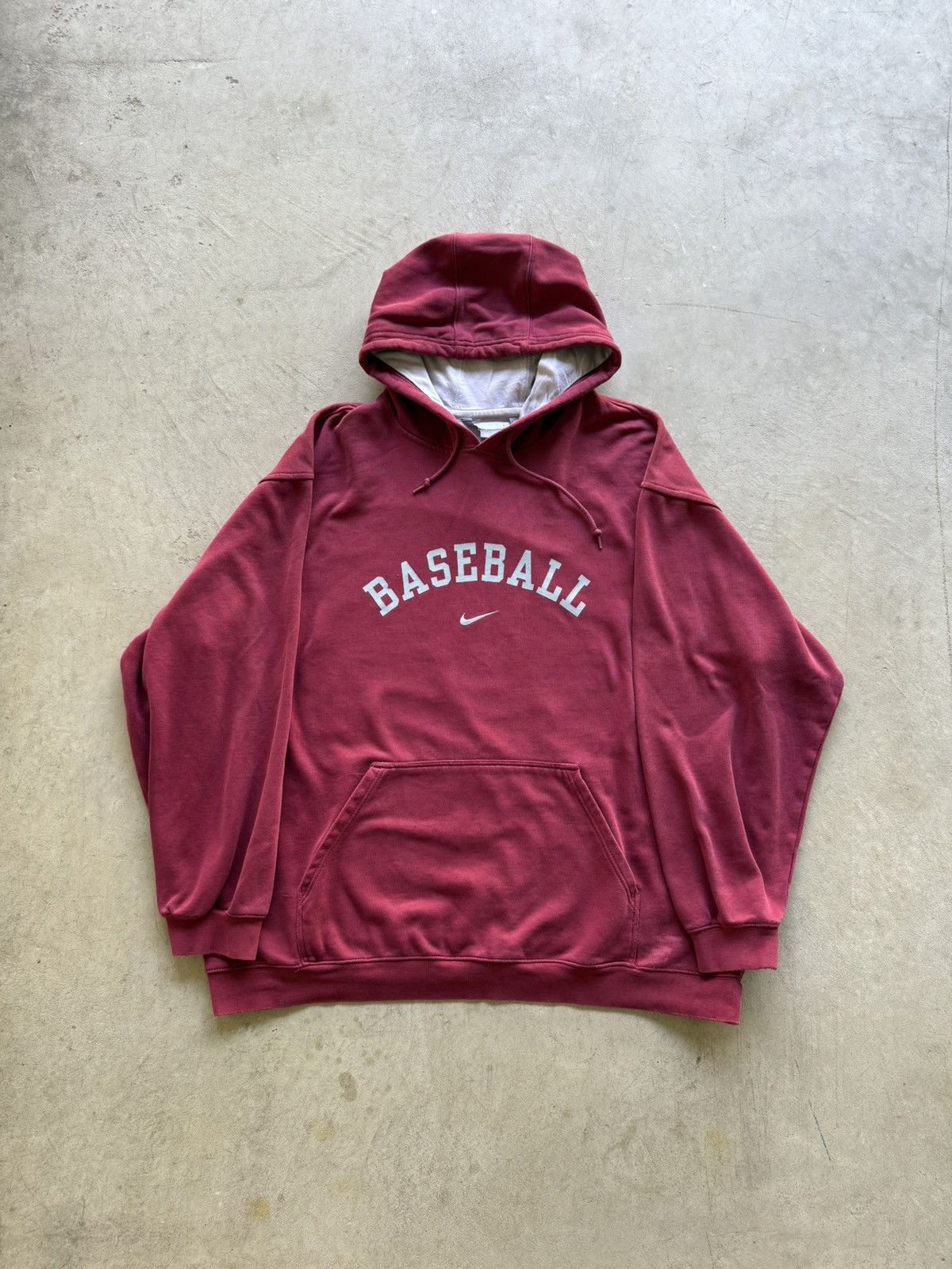 Nike Vintage Nike Center Swoosh Baseball Sweatshirt Size US XXL / EU 58 / 5 - 1 Thumbnail