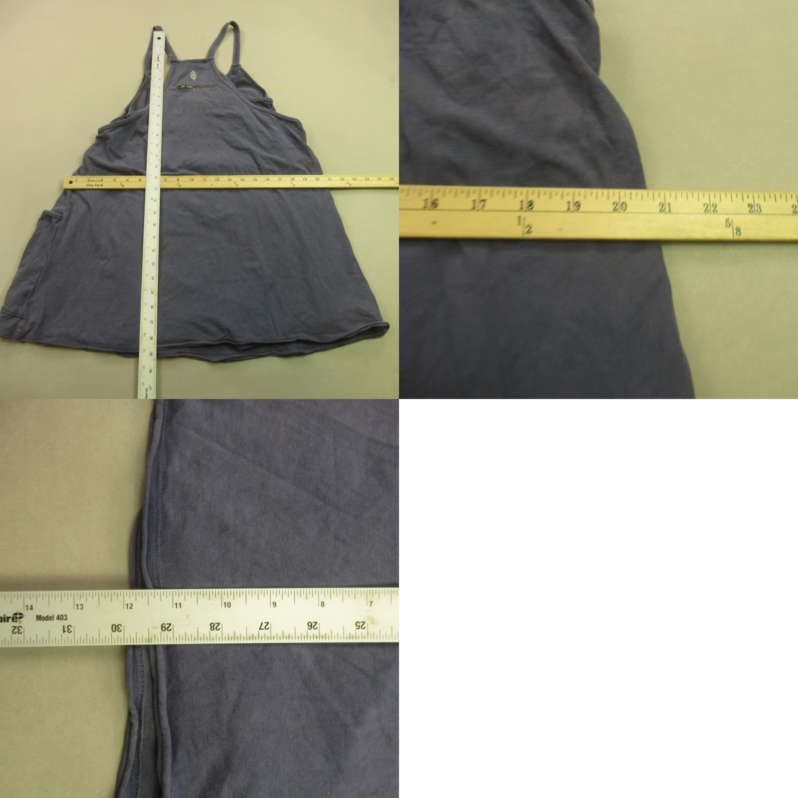 Free People Free People Shirt Womens Medium Sleeveless V Neck Pullover Pockets Blue Size M / US 6-8 / IT 42-44 - 8 Thumbnail