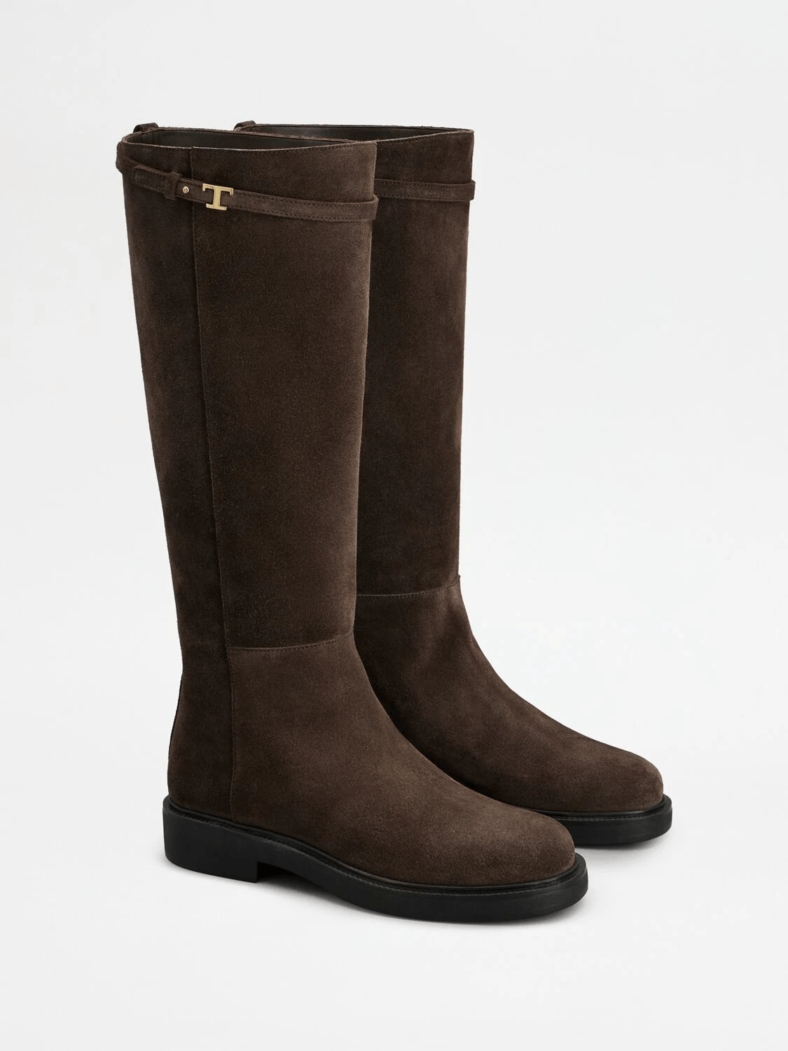 Tod's TOD'S Brown Suede Tall Boots New Size US 12 / IT 42 - 2 Thumbnail