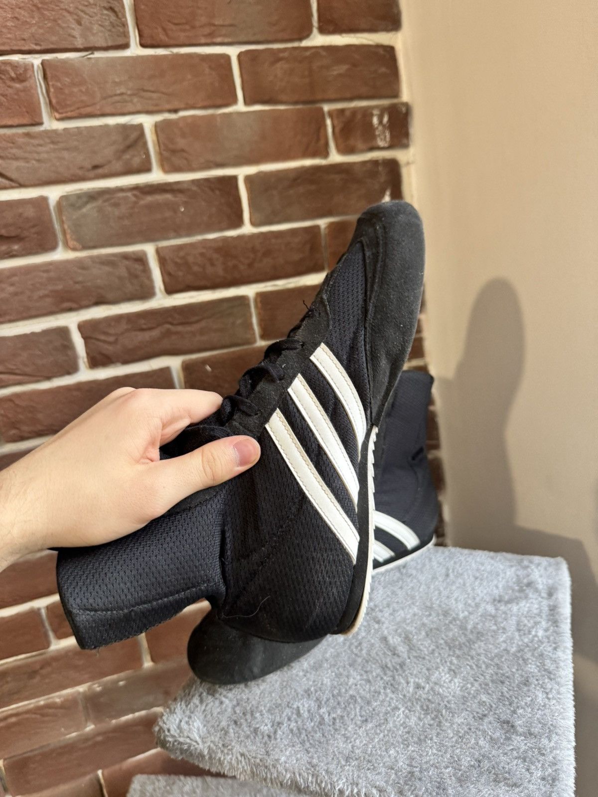 Adidas Sneakers Men Adidas Box Hog Hi-Top Size 7.5US black Boxing Size US 7.5 / EU 40-41 - 8 Thumbnail