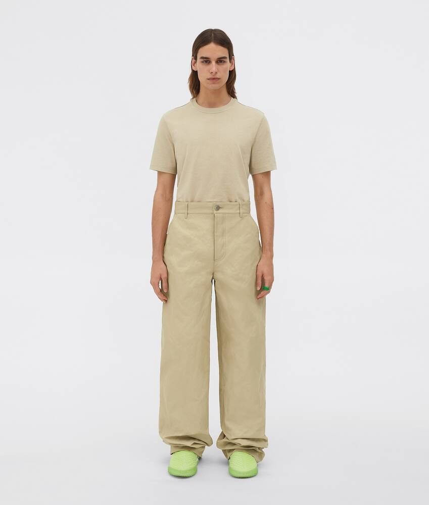 Bottega Veneta o1n1vont1224 T-Shirt in Khaki Size US S / EU 44-46 / 1 - 1 Thumbnail