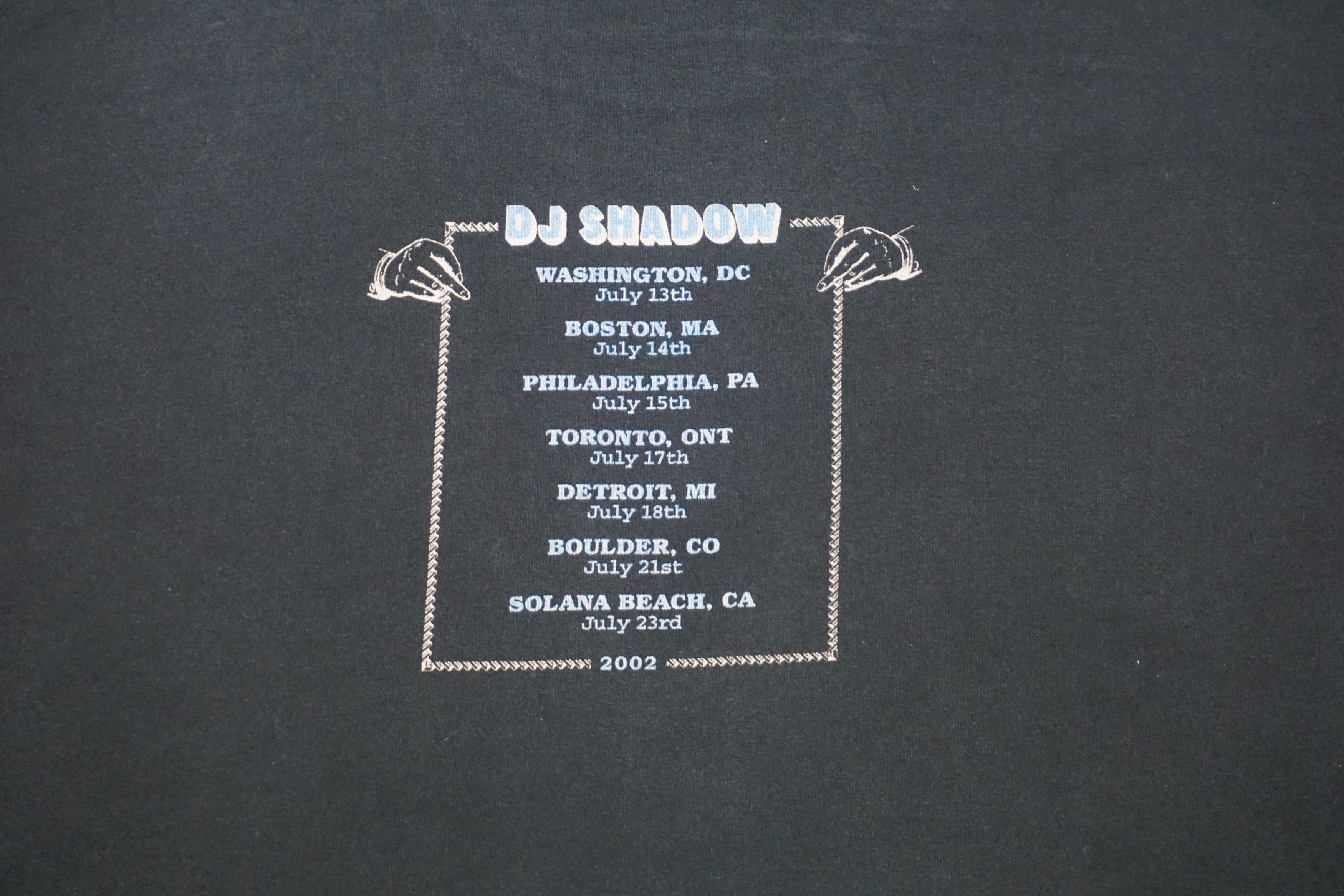 Band Tees × Mostly Heard Rarely Seen × Vintage 00's DJ Shadow "Everything Went Wrong" Tour T-shirt Size US XL / EU 56 / 4 - 4 Thumbnail
