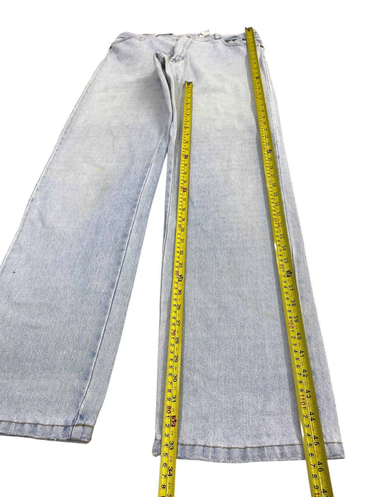 Armani Armani Light Blue Wash Style Loose Jeans Size US 33 - 7 Thumbnail