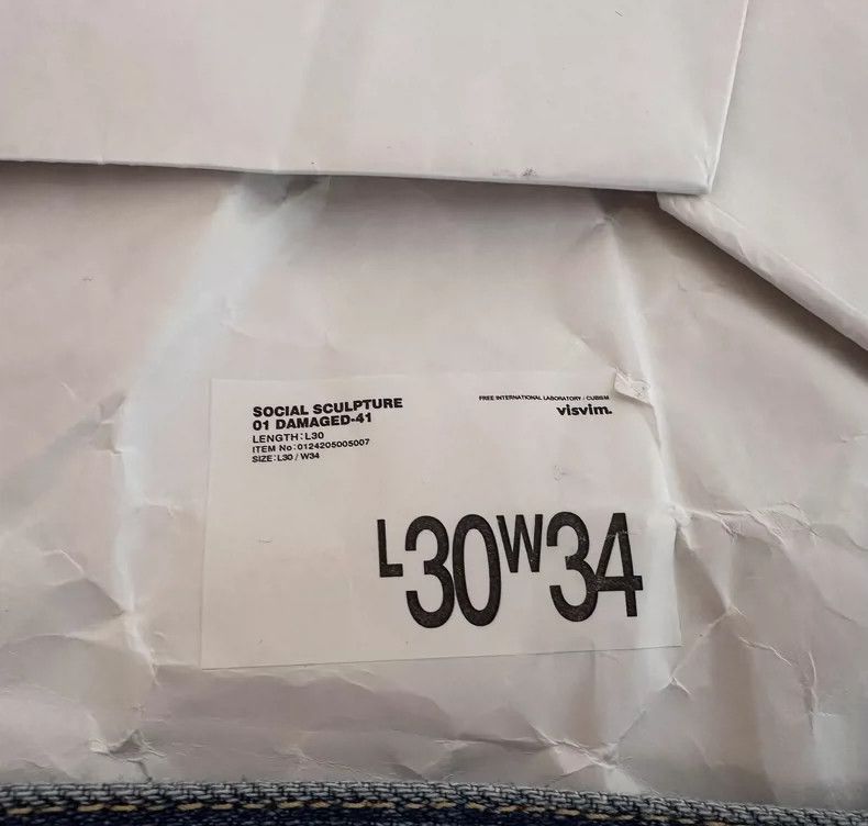 Visvim VISVIM Social Sculpture Damaged Denim Pants-2506 Size US 34 / EU 50 - 4 Thumbnail