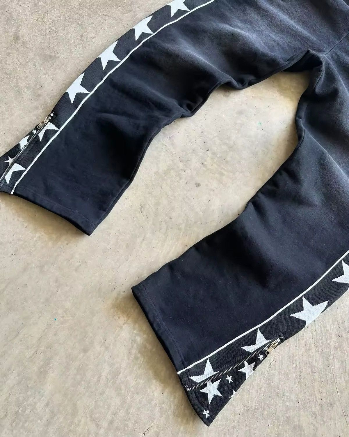 Japanese Brand × Other Striped Side Zipper Jogger Pant Size US 28 / EU 44 - 3 Thumbnail
