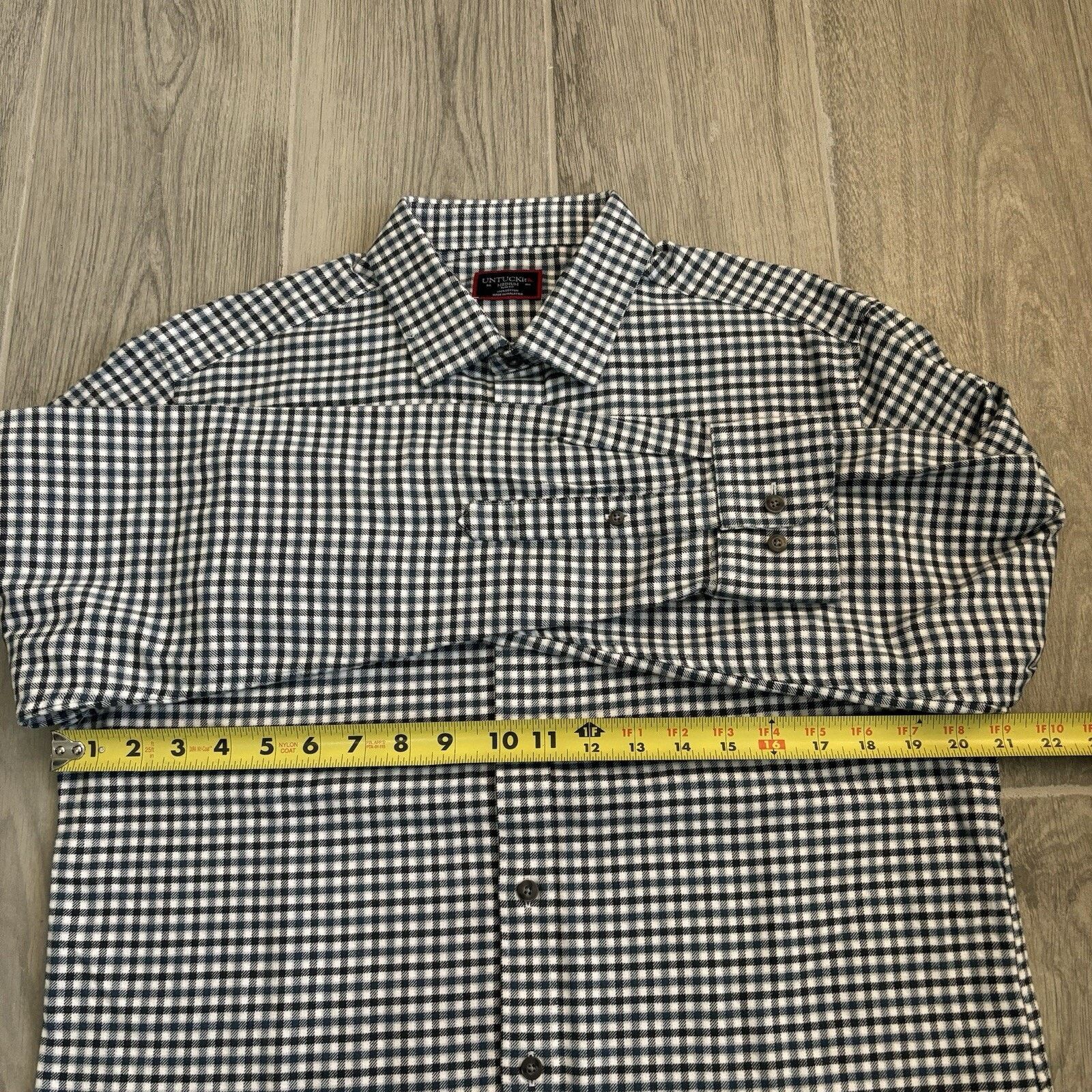 UNTUCKit UNTUCKit Men’s M Slim Fit Gibbston Blue Long Sleeve Shirt Size US M / EU 48-50 / 2 - 8 Thumbnail