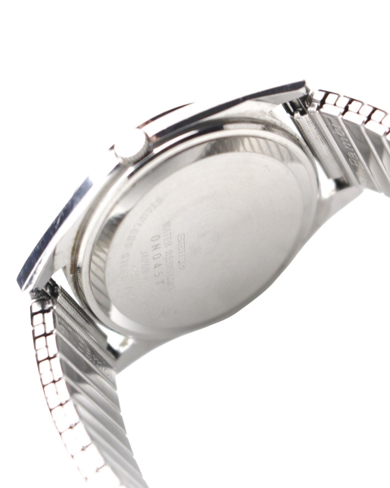 Seiko 1990S SEIKO QUARTZ WHITE DIAL EXPANSION BAND WATCH Size ONE SIZE - 6 Thumbnail
