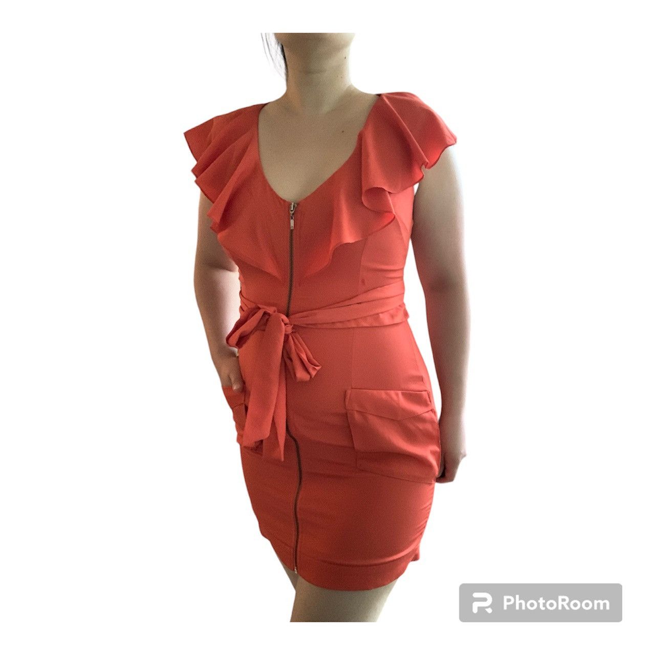 Bebe × Vintage Vintage y2k Bebe Dress w/ Belt Size M / US 6-8 / IT 42-44 - 5 Thumbnail