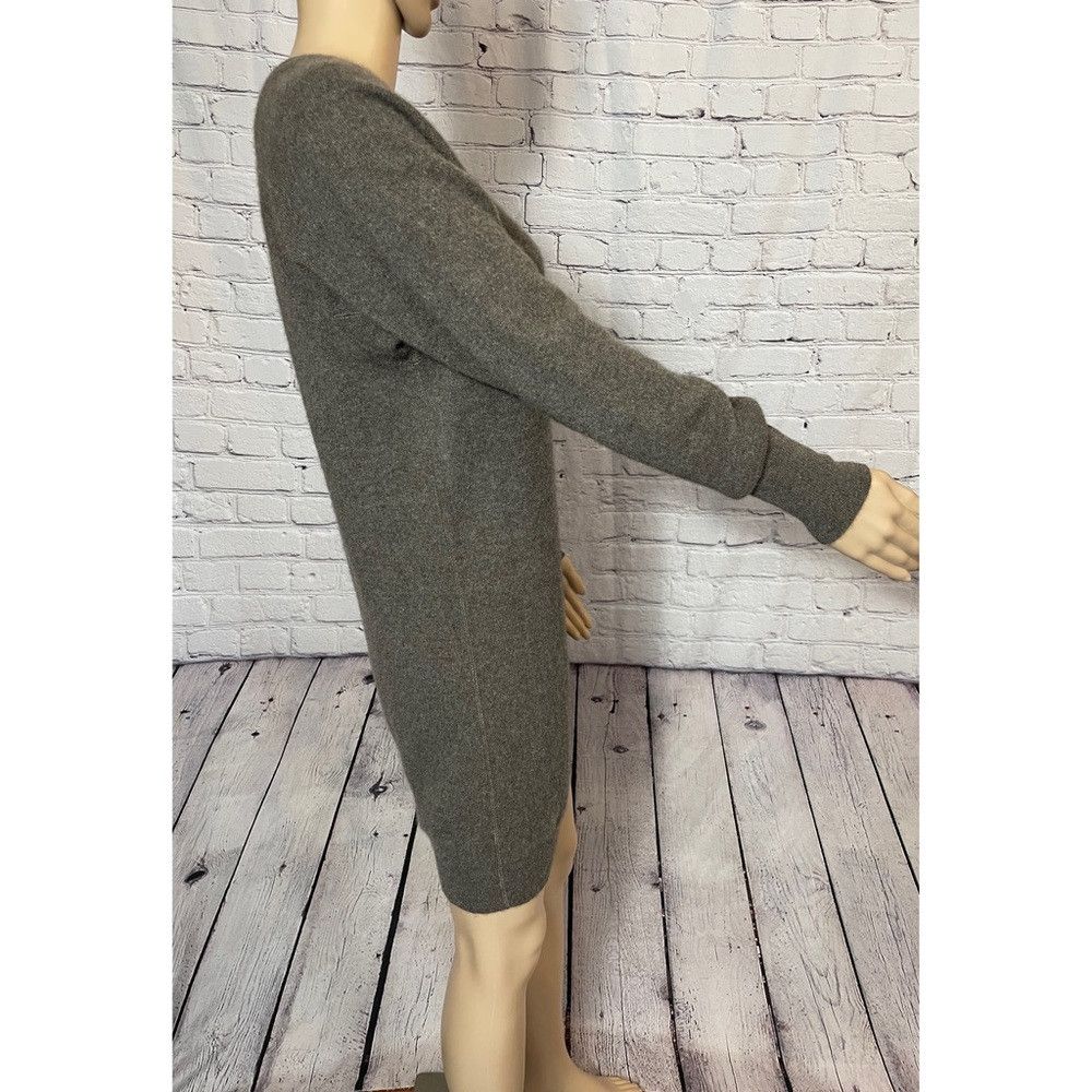 AQUA Aqua Cashmere Brown Long Sleeve Sweater Mini Dress Size M Size M / US 6-8 / IT 42-44 - 4 Thumbnail