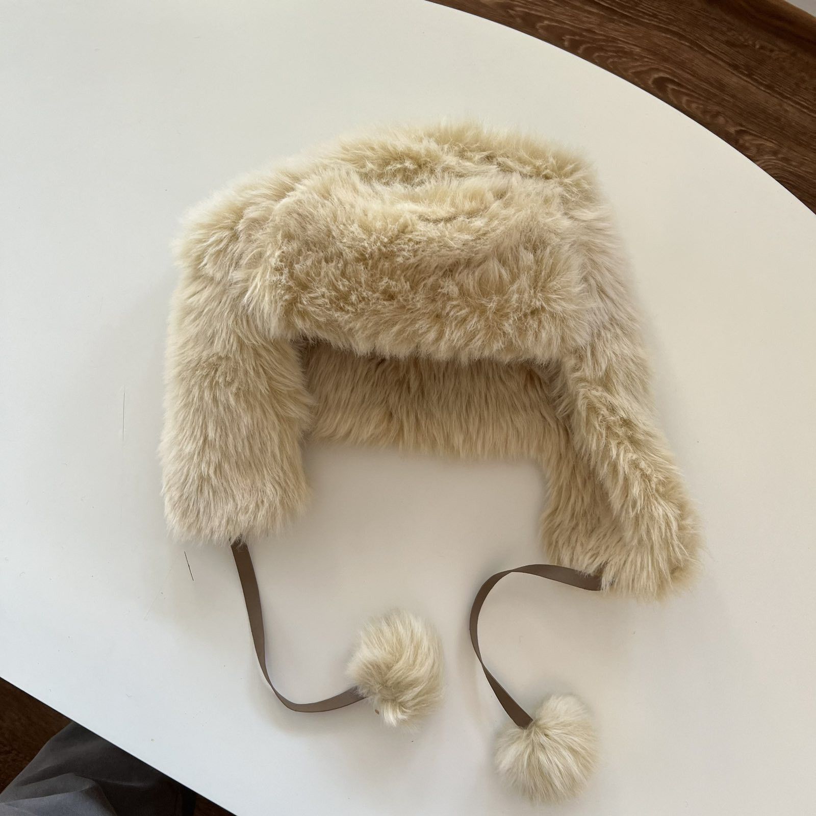 Japanese Brand USHANKA Y2K MOHAIR FUZZY HAT ASAP STYLE Size ONE SIZE - 4 Thumbnail
