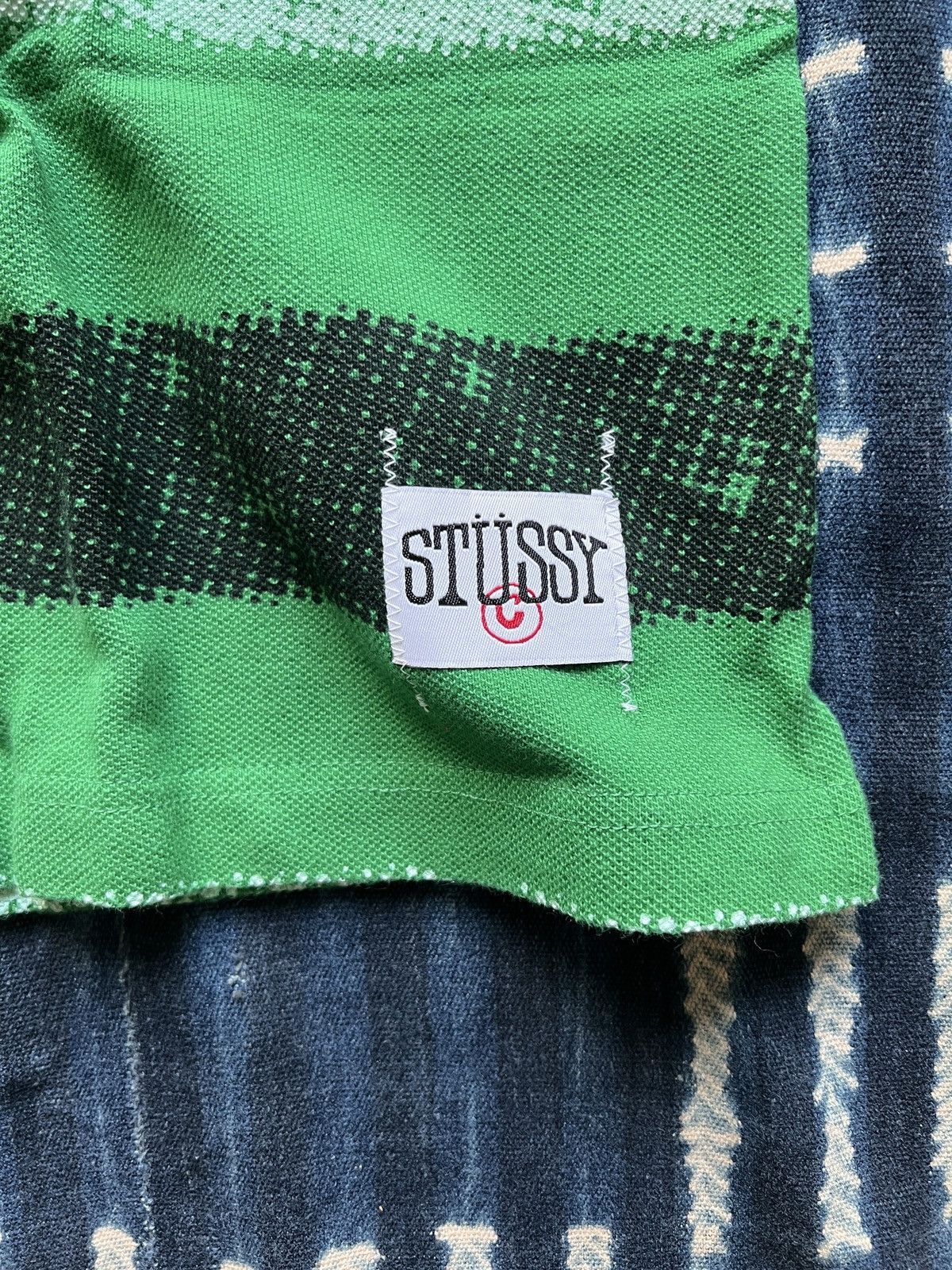 Stussy Stussy 08ss Jacquard Paisely Polo Tee Size US M / EU 48-50 / 2 - 6 Thumbnail