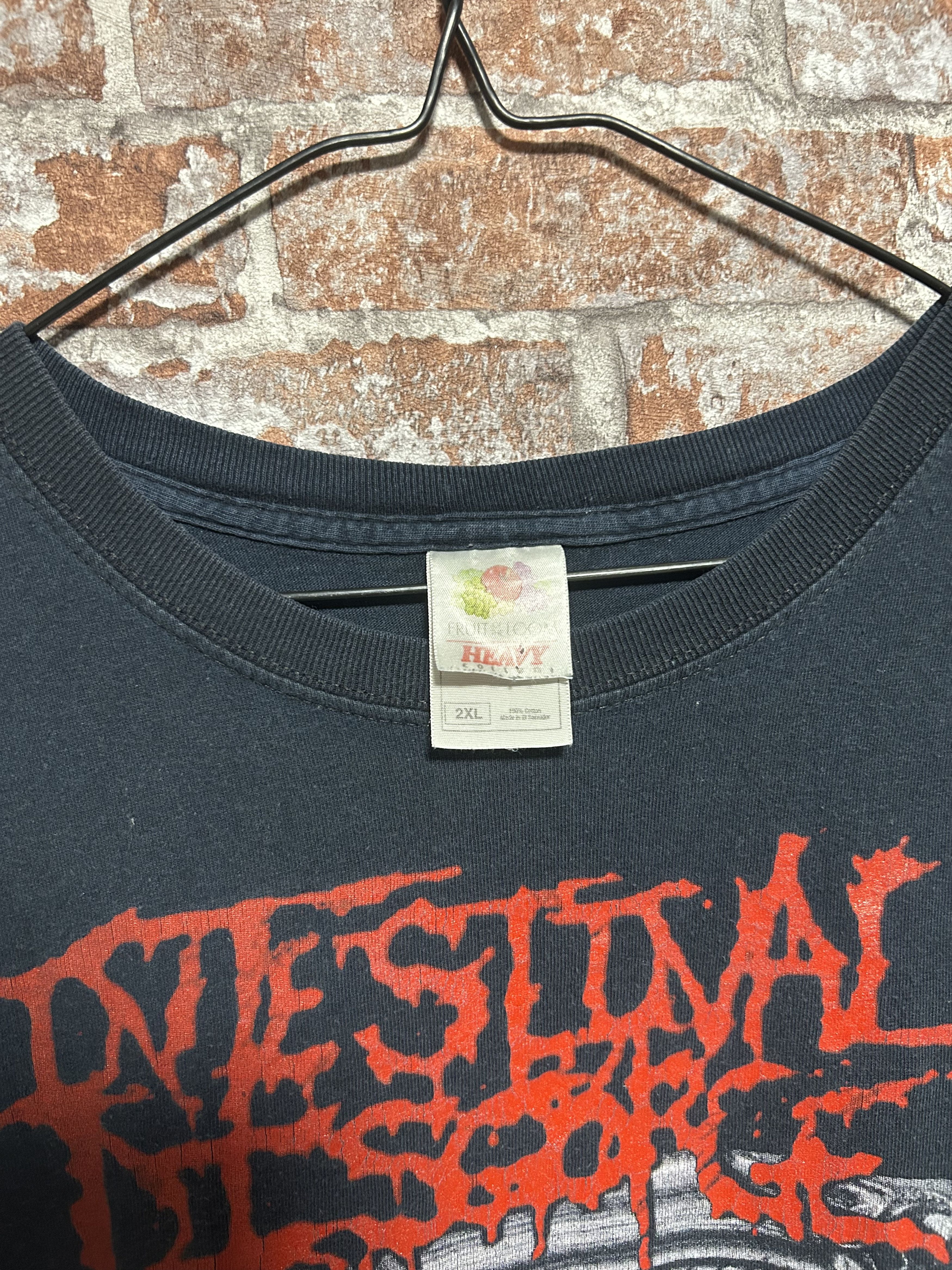 Band Tees Intestinal Disgorge 2000s Vintage Grindcore Band Tee Size US XXL / EU 58 / 5 - 4 Thumbnail