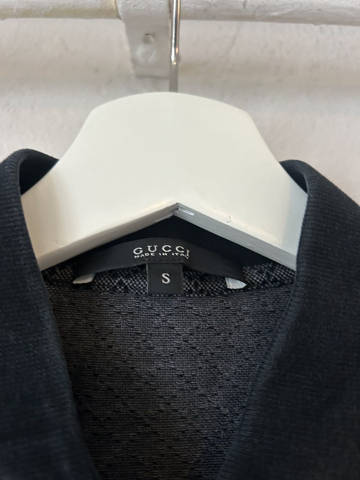 Gucci Gucci Diamond Pattern Polo with Signature Web Collar Size US S / EU 44-46 / 1 - 6 Thumbnail
