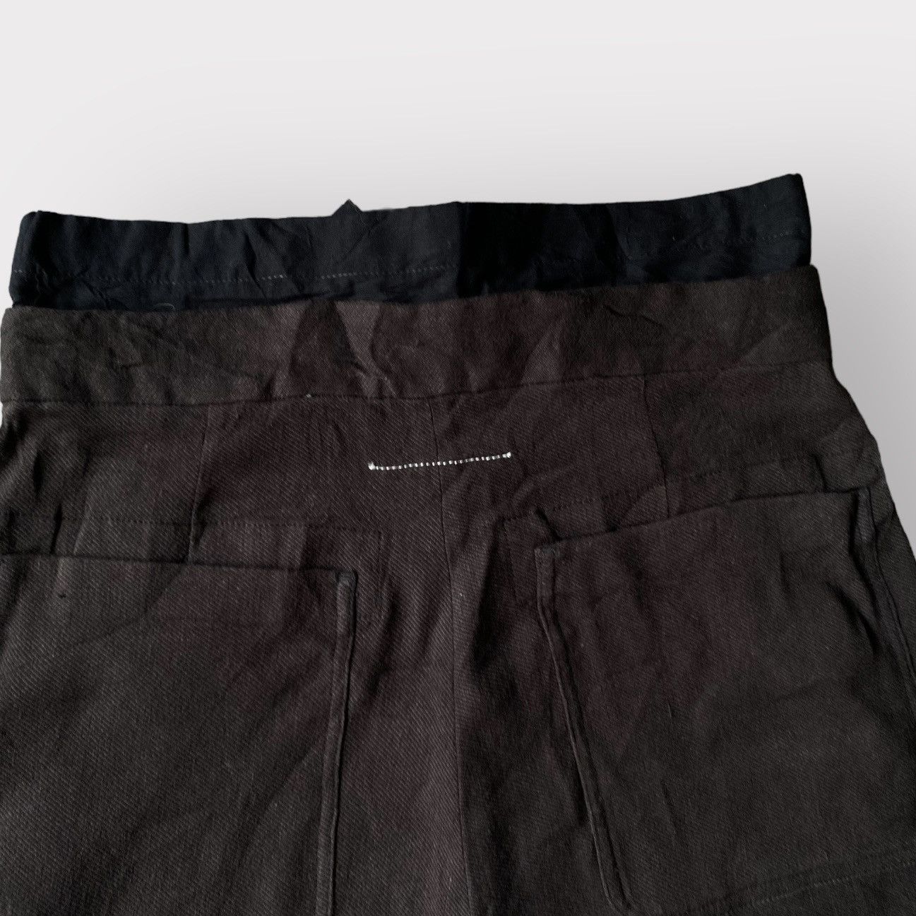 Maison Margiela SS15 MM6 Double Waist Drawstring Pants Size 27" / US 4 / IT 40 - 4 Thumbnail