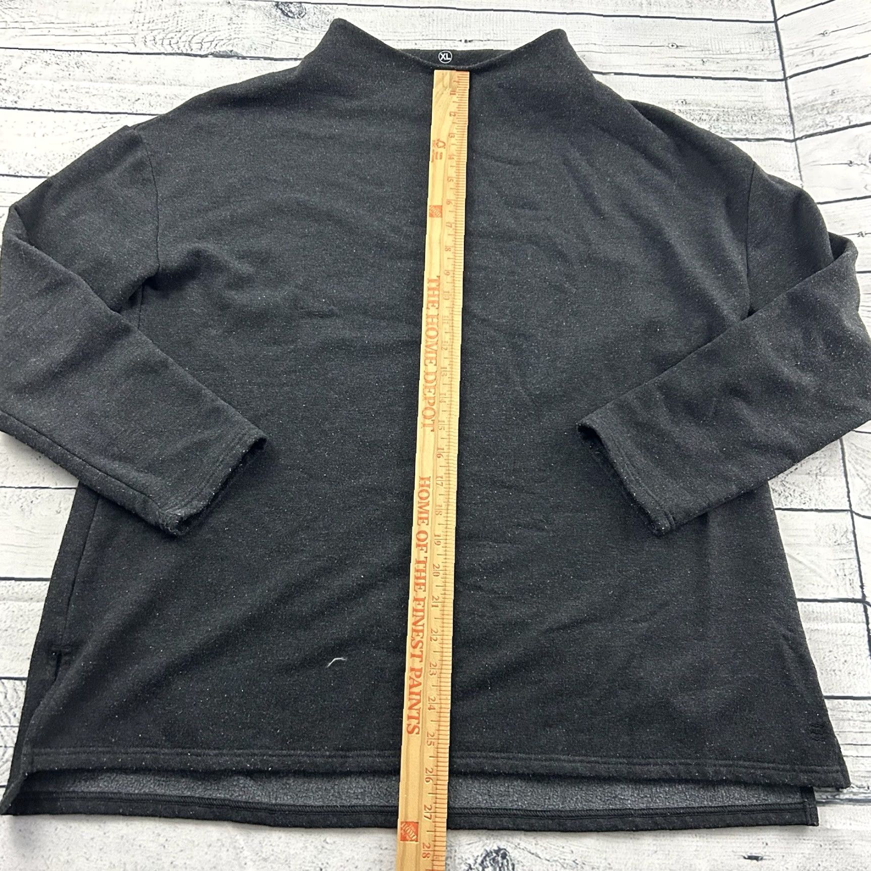 Vintage Free Fly Sweater Women XL Mock Neck Pullover Gray Size XL / US 12-14 / IT 48-50 - 3 Thumbnail