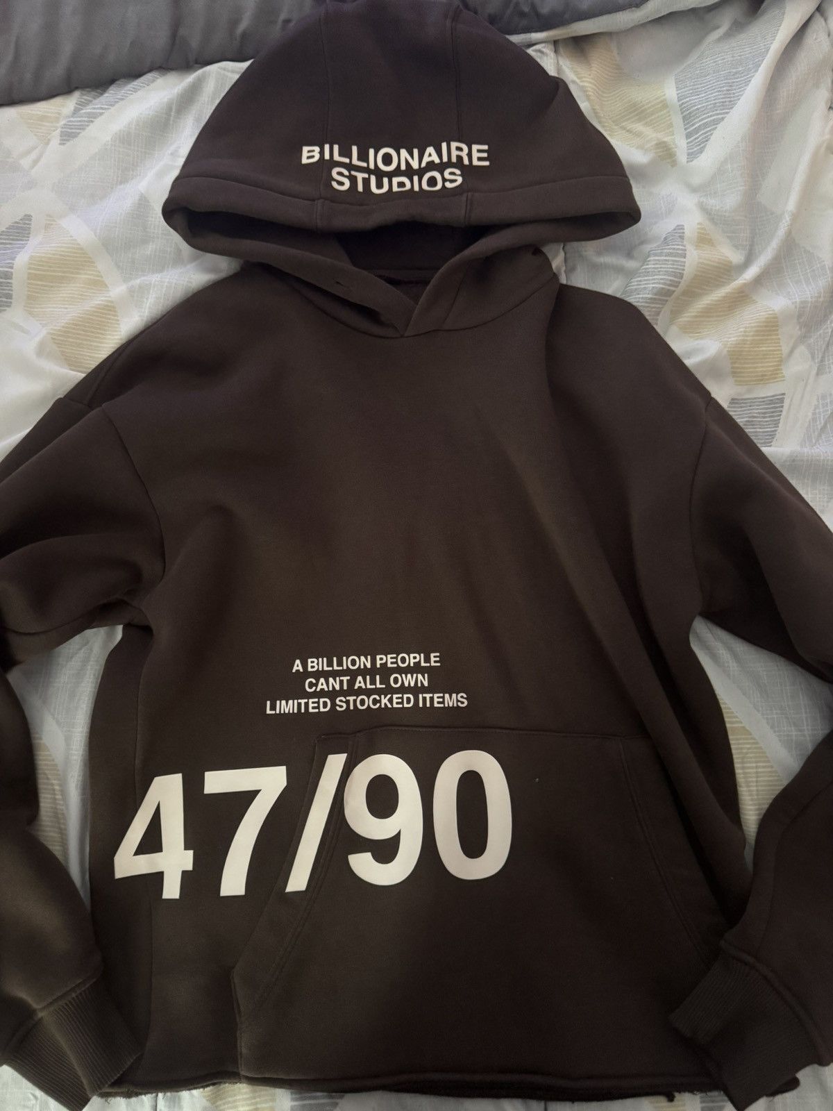 Billionaire stuidos og 0/90 brownie hoodie