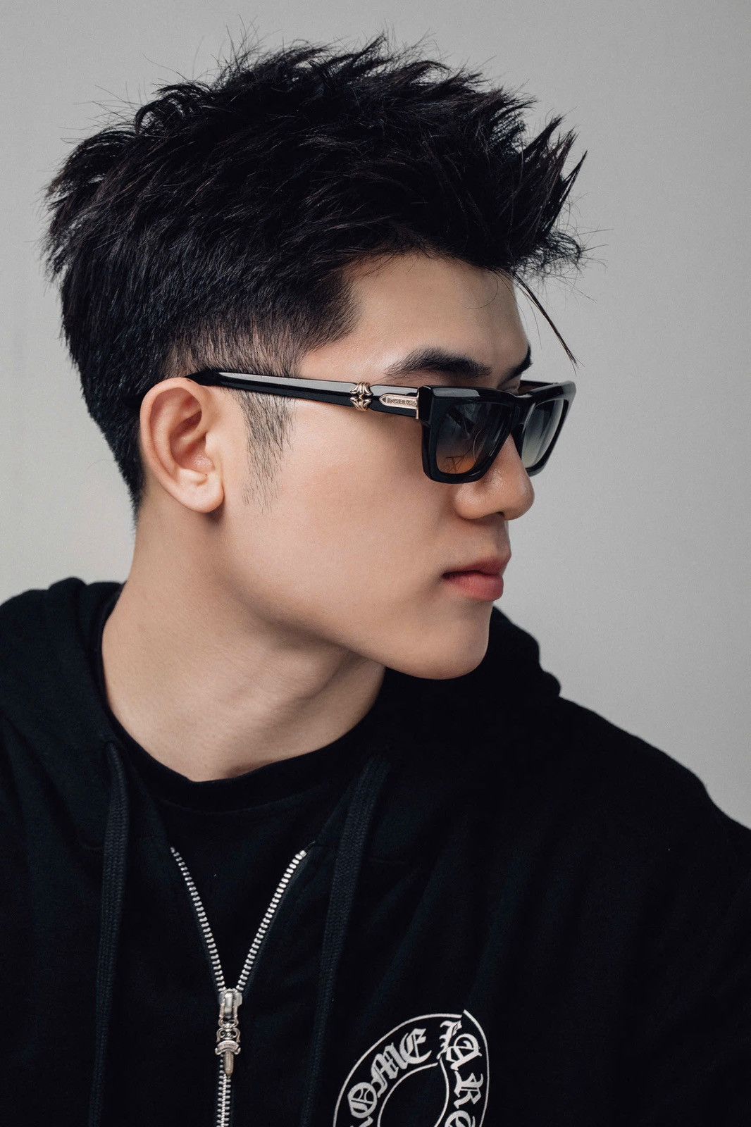 Chrome Hearts CHROME HEARTS CLITERALLY BLACK-18KGP SUNGLASSES Size ONE SIZE - 11 Thumbnail
