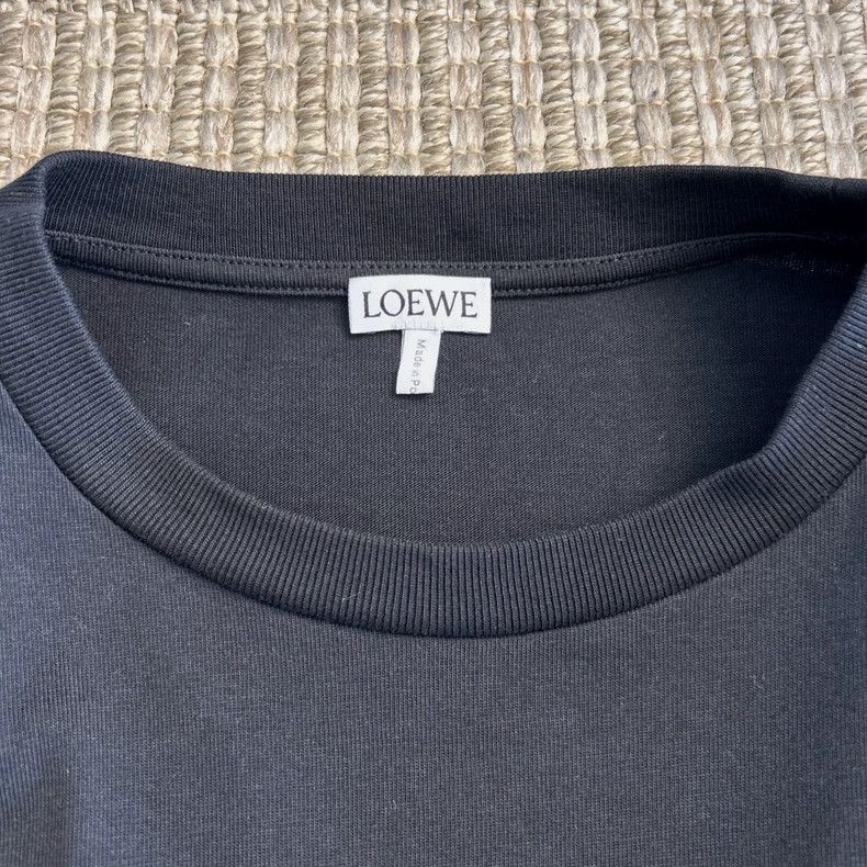 Loewe LOEWE Black embroidered logo short sleeves Size US XS / EU 42 / 0 - 3 Thumbnail