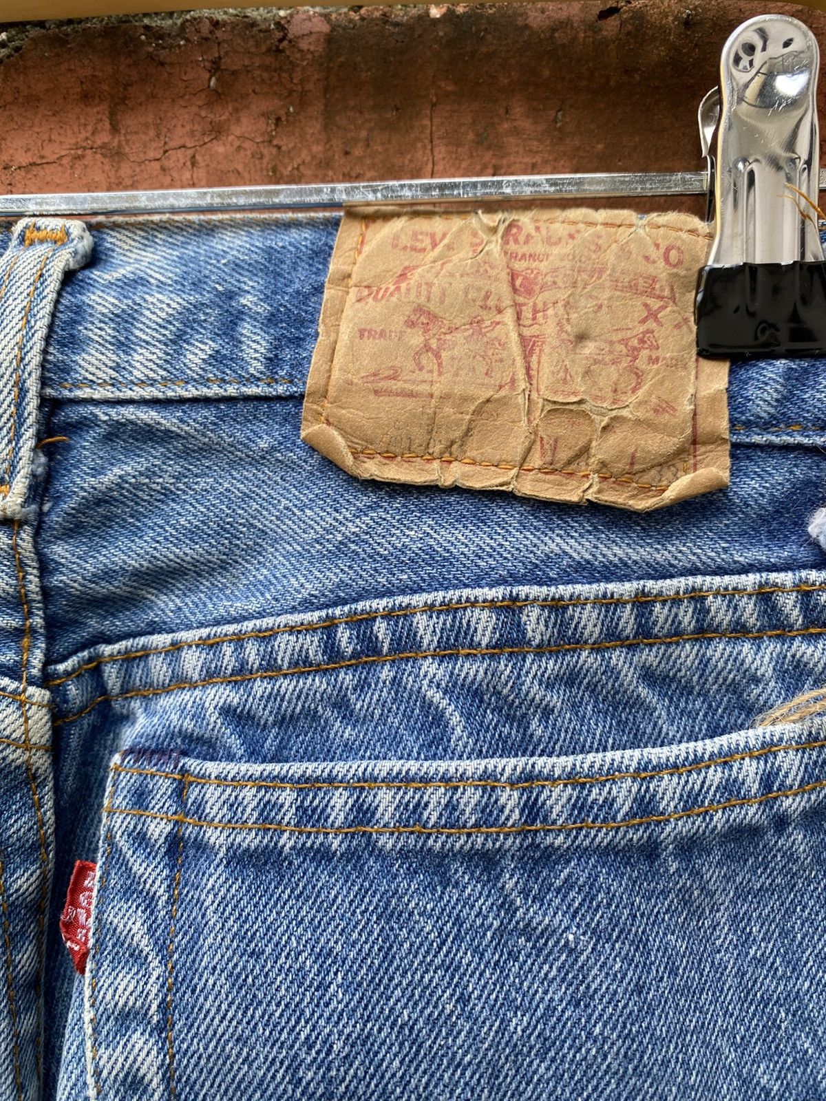 Levi's Vintage Clothing W27x29.5 Vintage levi's 501 made in USA 80s Size 27" / US 4 / IT 40 - 5 Thumbnail