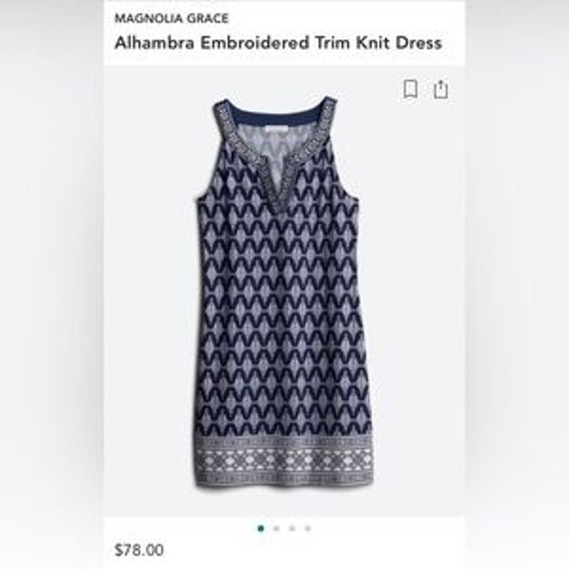 Other Alhambra Embroidered Trim Knit Dress - Stitch Fix Size XS / US 0-2 / IT 36-38 - 7 Thumbnail