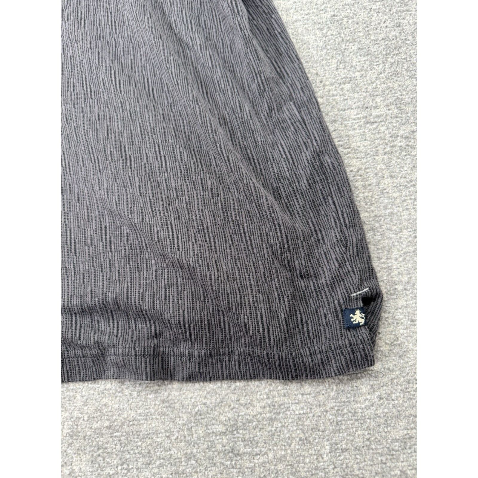 Nat Nast Nat Nast Silk Shirt Mens 2XL Gray Black Polo Short Sleeve Bowling Luxury Size US XXL / EU 58 / 5 - 2 Thumbnail