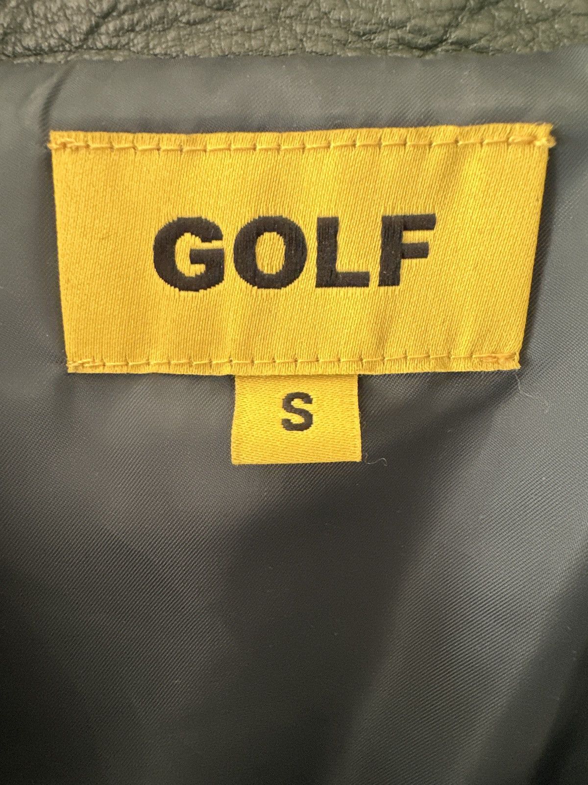 Golf Wang Rollin Sevens Green Leather Jacket Size US S / EU 44-46 / 1 - 3 Thumbnail