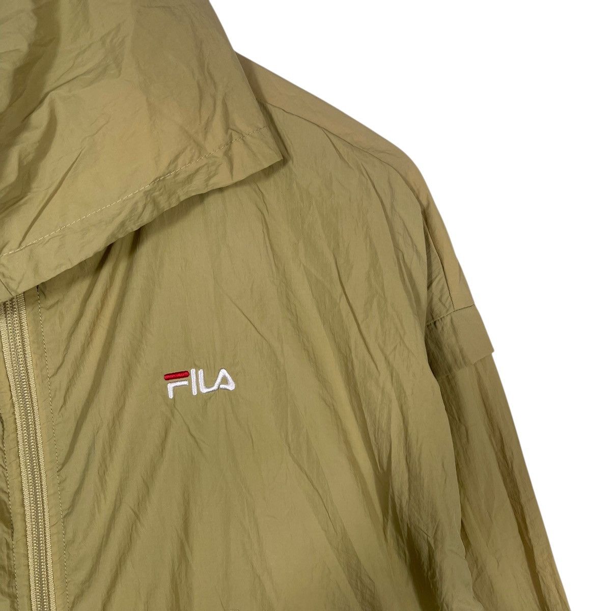 Fila Fila Hooded Longline Parka Jacket Olive Utility Full Zip Size US L / EU 52-54 / 3 - 6 Thumbnail