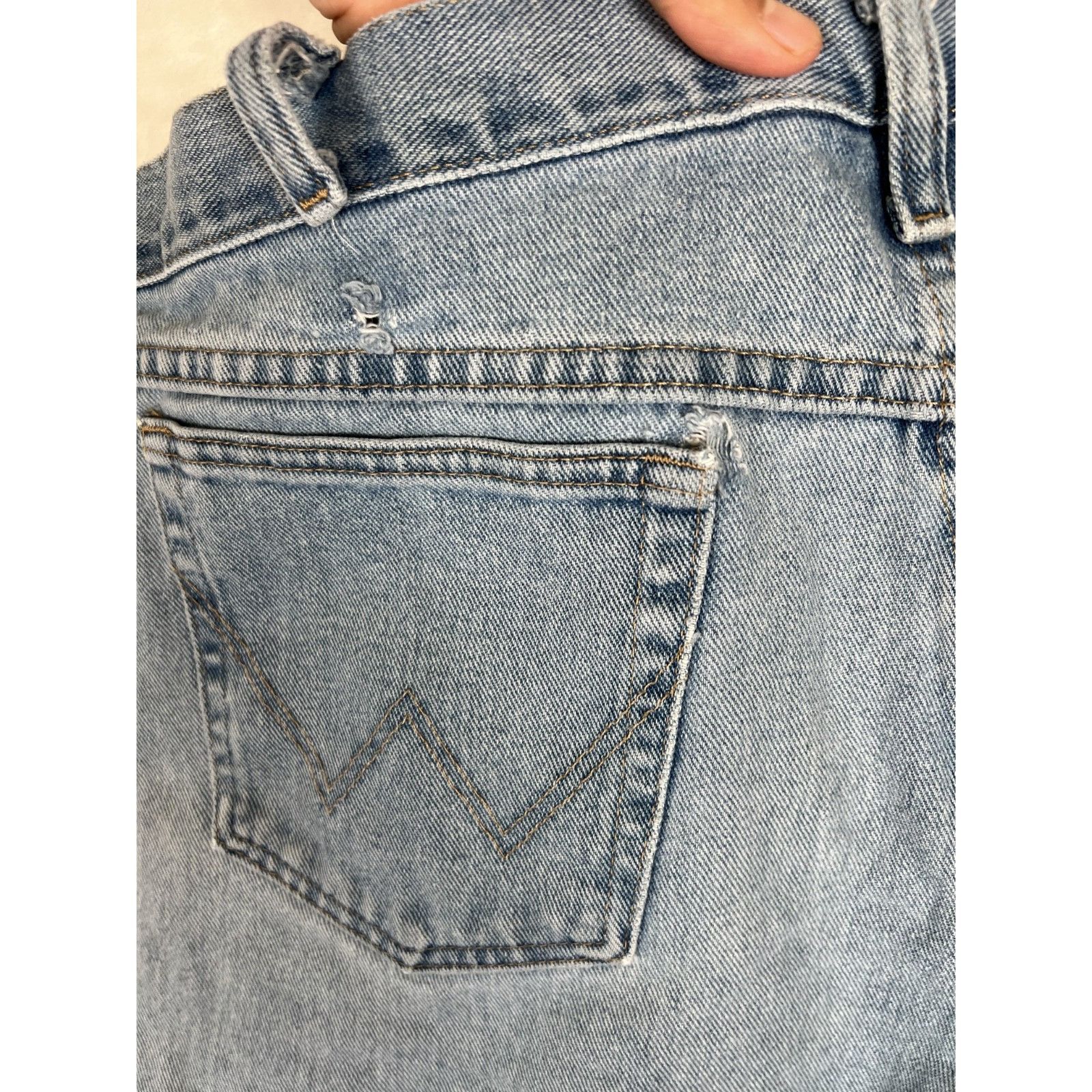Wrangler Wrangler Men's Jeans Size 38x30 Straight Fit Blue Cotton Size US 38 / EU 54 - 11 Thumbnail