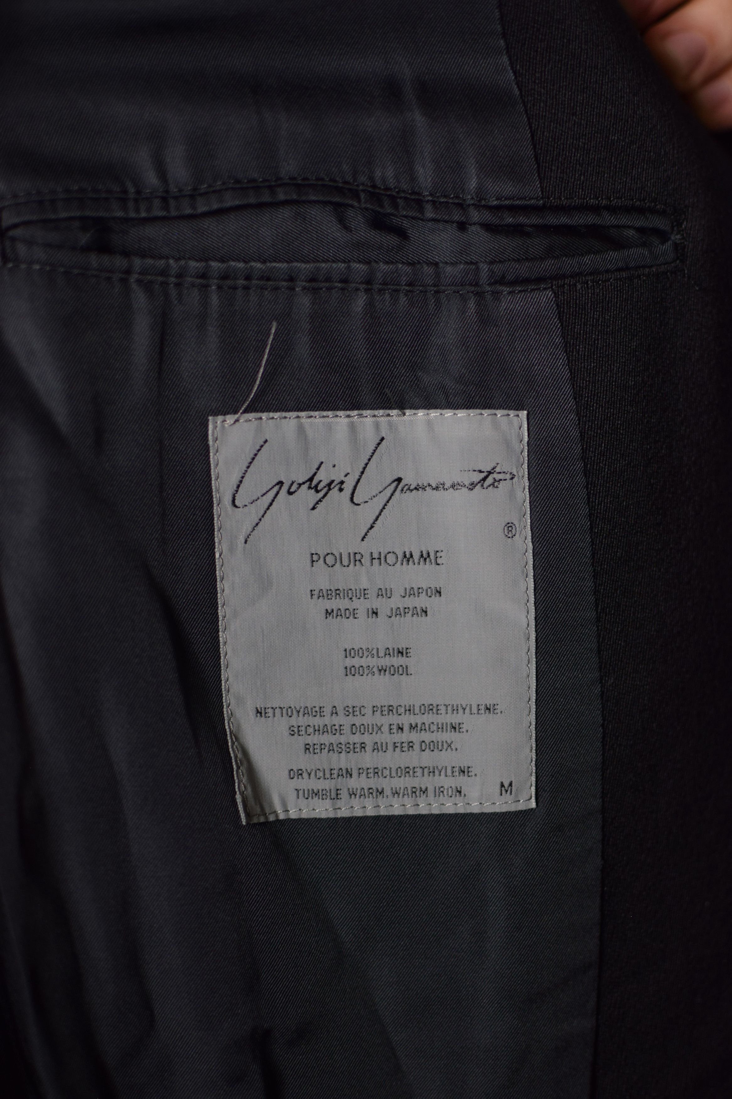 Yohji Yamamoto FINAL DROP - YYPH Archive Double-Breasted Blazer Size 52R - 14 Thumbnail