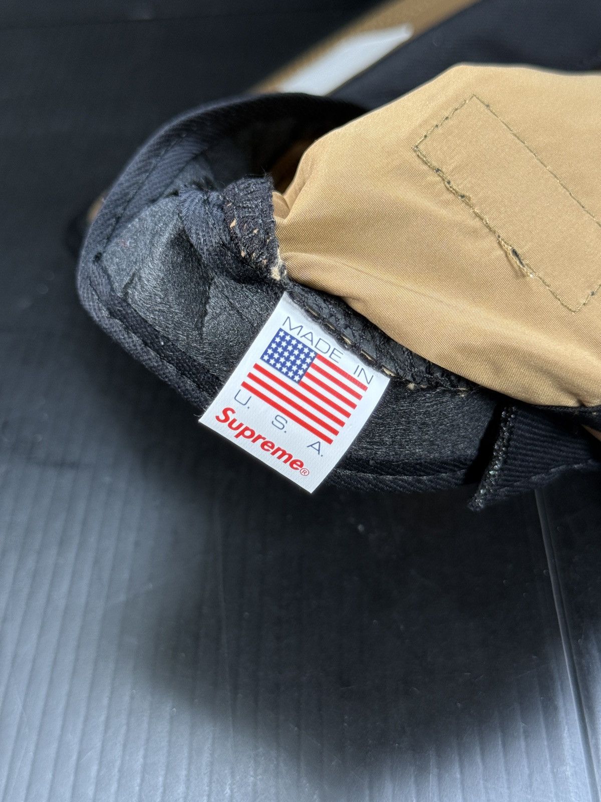 Supreme SUPREME SS16 MESH POCKET 5-PANEL CAMP CAP KHAKI BNWT Size ONE SIZE - 5 Thumbnail