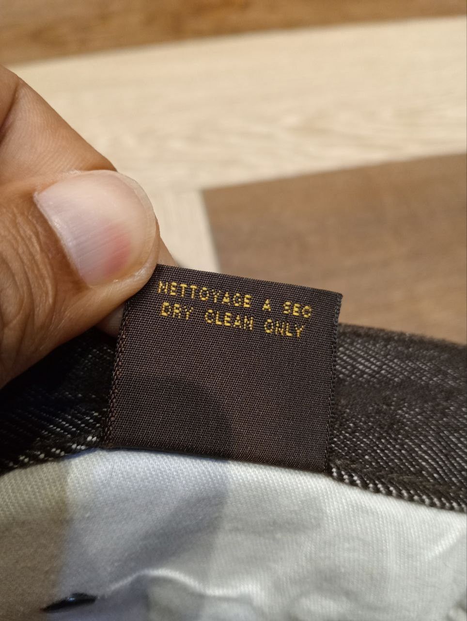 Louis Vuitton LUXURY LOUIS VUITTON COMBINE WOOL COTTON SELVEDGE PANTS Size US 34 / EU 50 - 11 Thumbnail