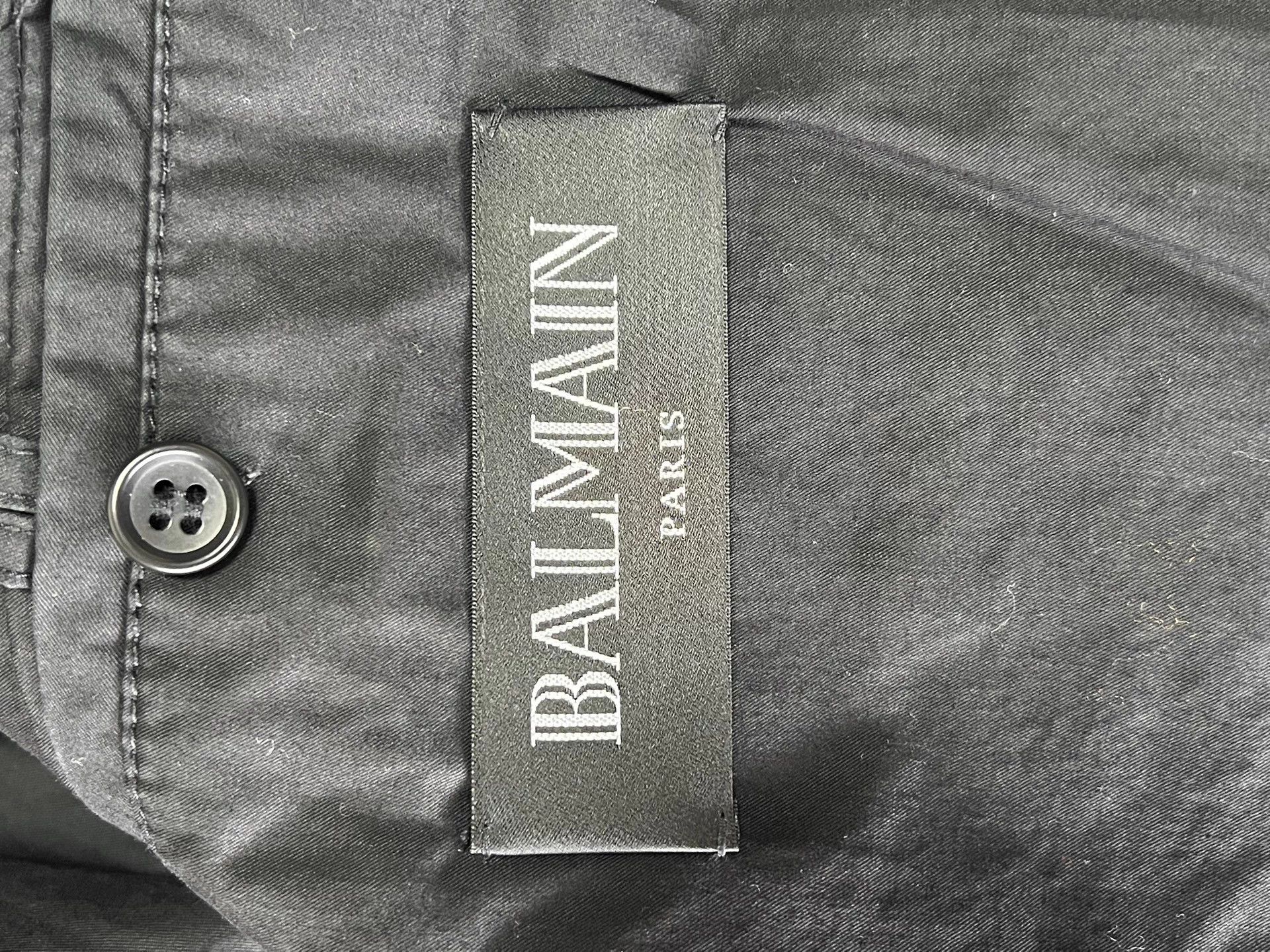 Balmain Balmain Men's Biker Jacket Hooded Metal Zip Mint Size US M / EU 48-50 / 2 - 5 Thumbnail