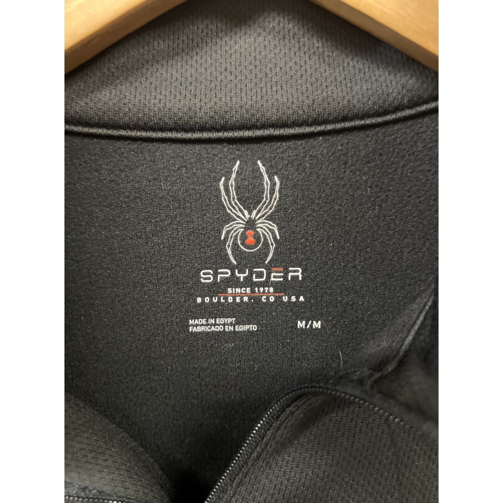 Spyder Spyder Womens Black 1/4 Zip Pullover Sweater Size M Long Sleeve Size M / US 6-8 / IT 42-44 - 3 Thumbnail