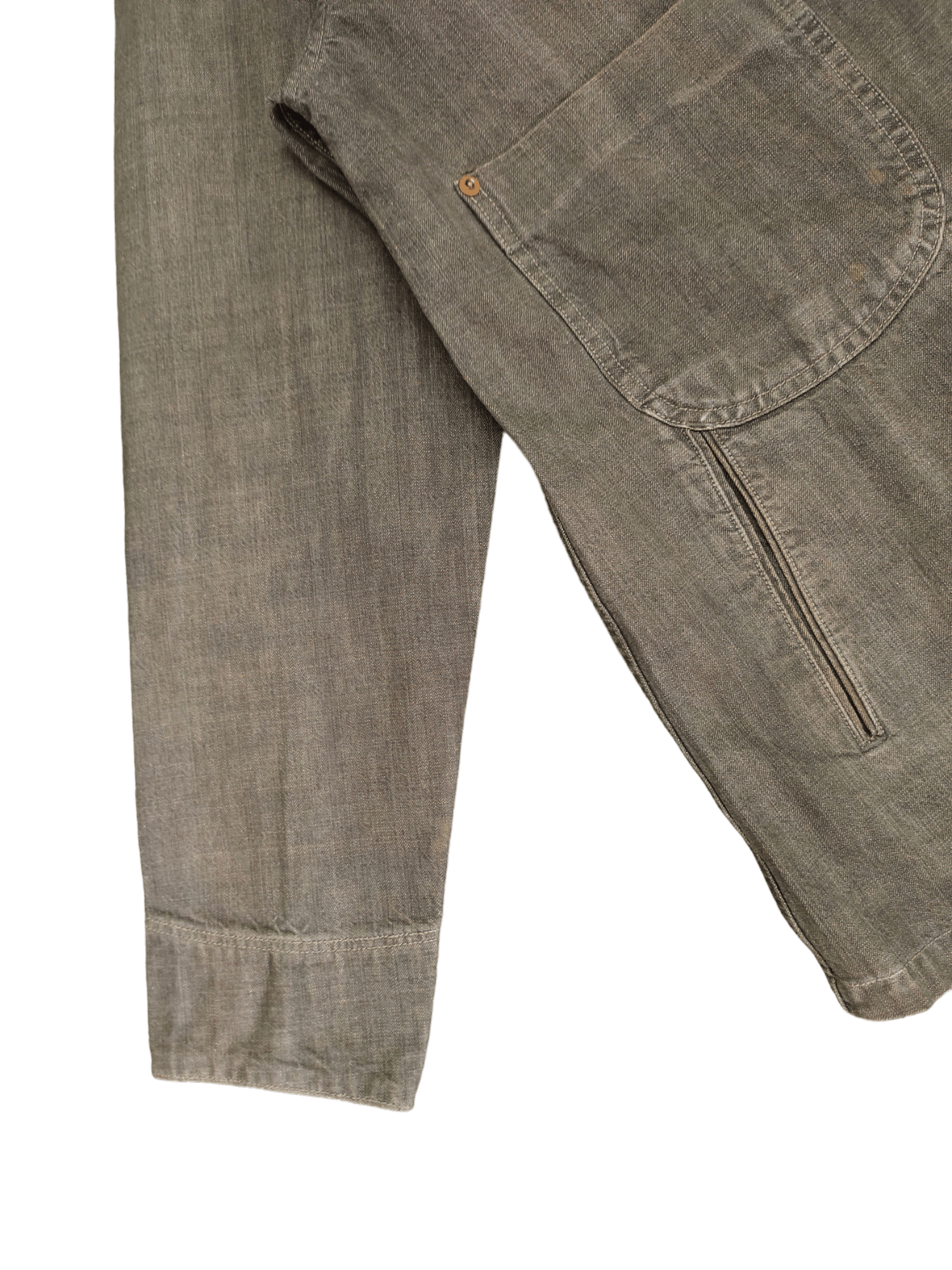 If Six Was Nine Tabloid News Japan Selvedge Chore Denim Jacket Size US M / EU 48-50 / 2 - 7 Thumbnail