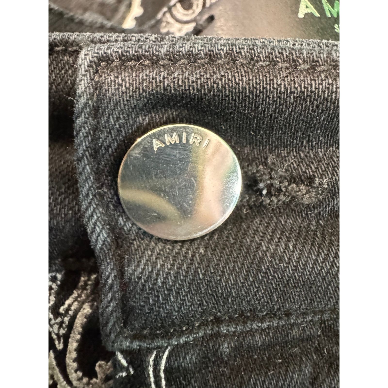 Amiri Amiri Black Paisley Jeans Size US 34 / EU 50 - 7 Thumbnail