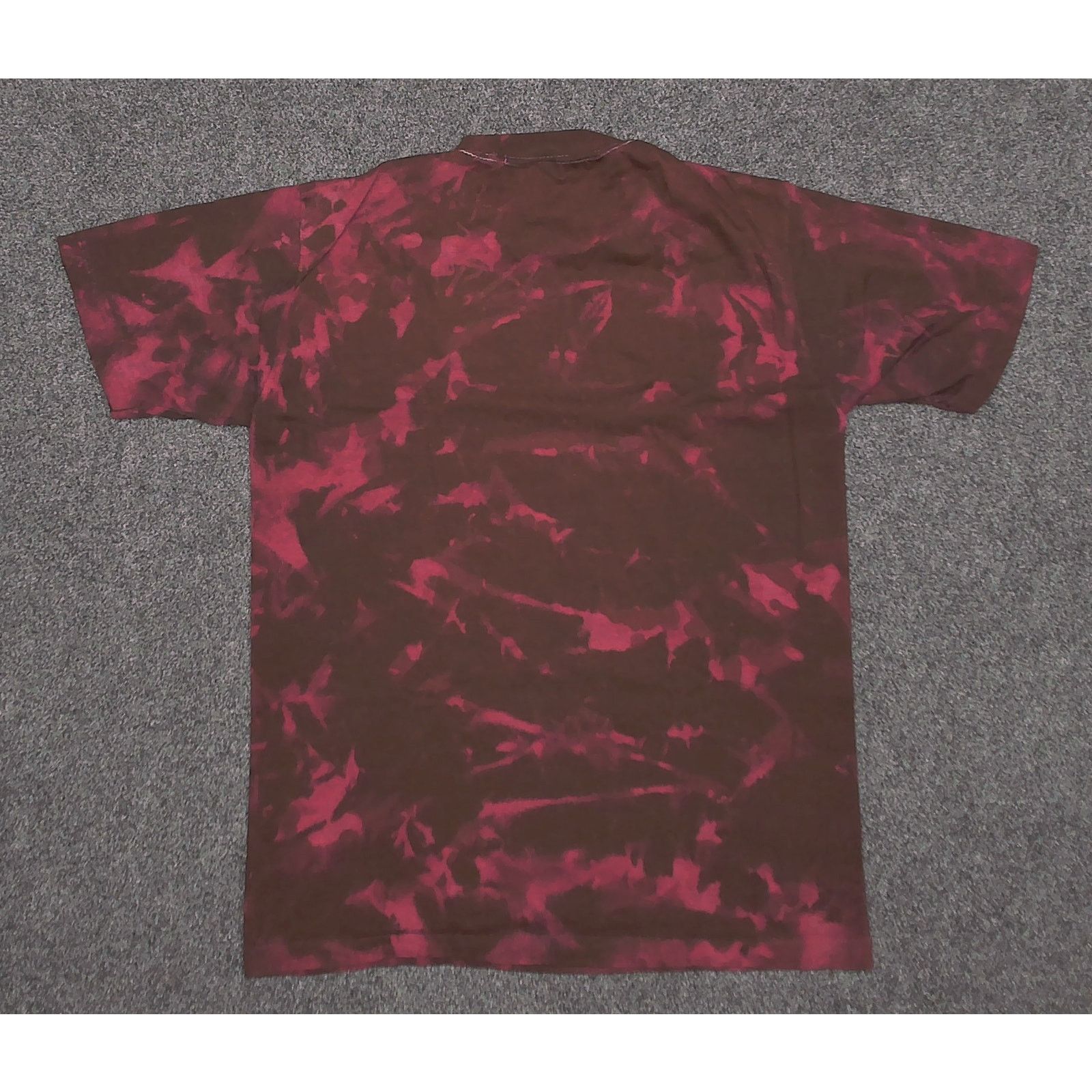 Vintage Vtg 80s Tia Maria Reworked Bleach Tie Dye Plum Purple L USA Size US L / EU 52-54 / 3 - 4 Thumbnail