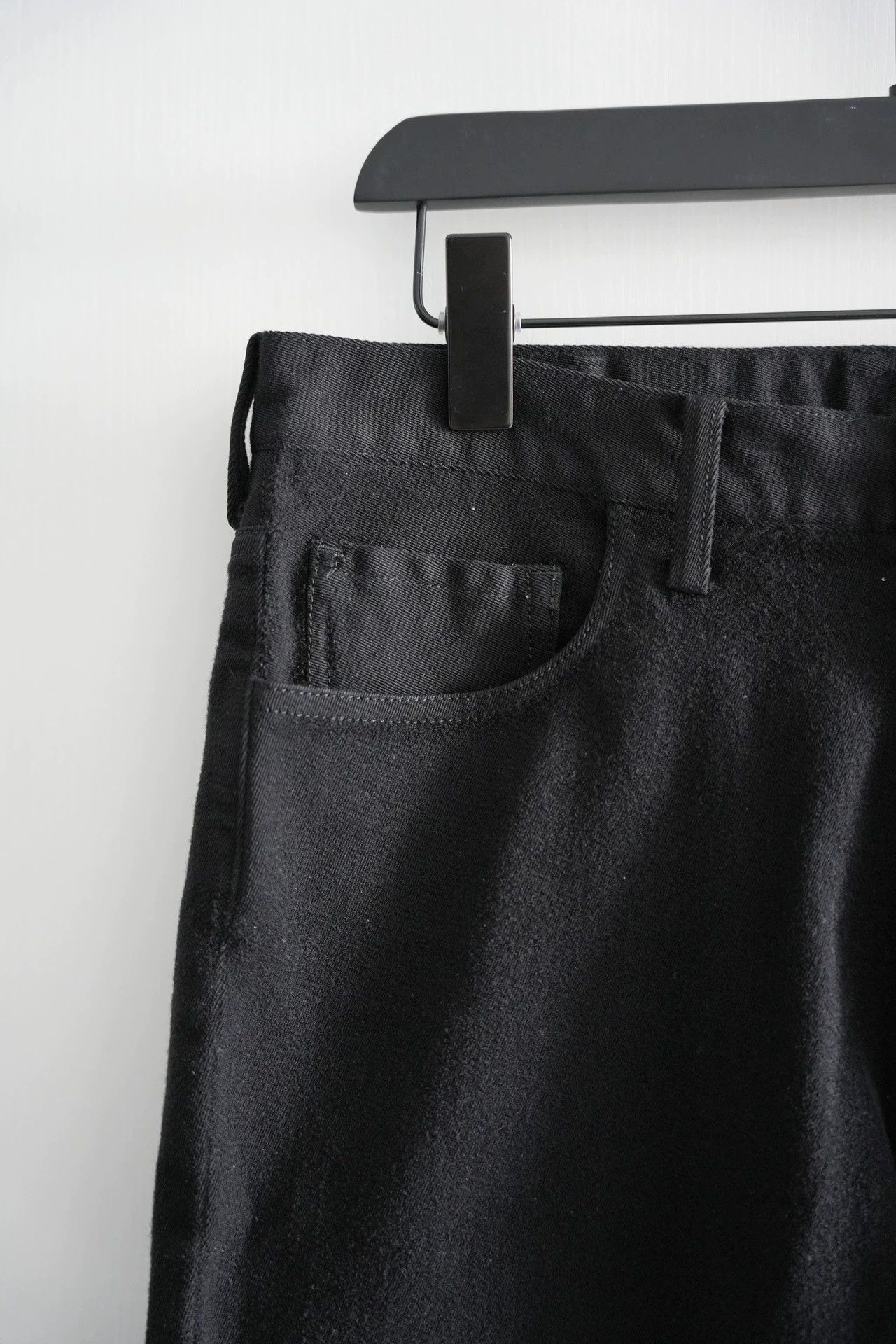 Yohji Yamamoto Yohji Yamamoto 04AW Runway Wool-Nylon Denim Jeans Size US 34 / EU 50 - 4 Thumbnail
