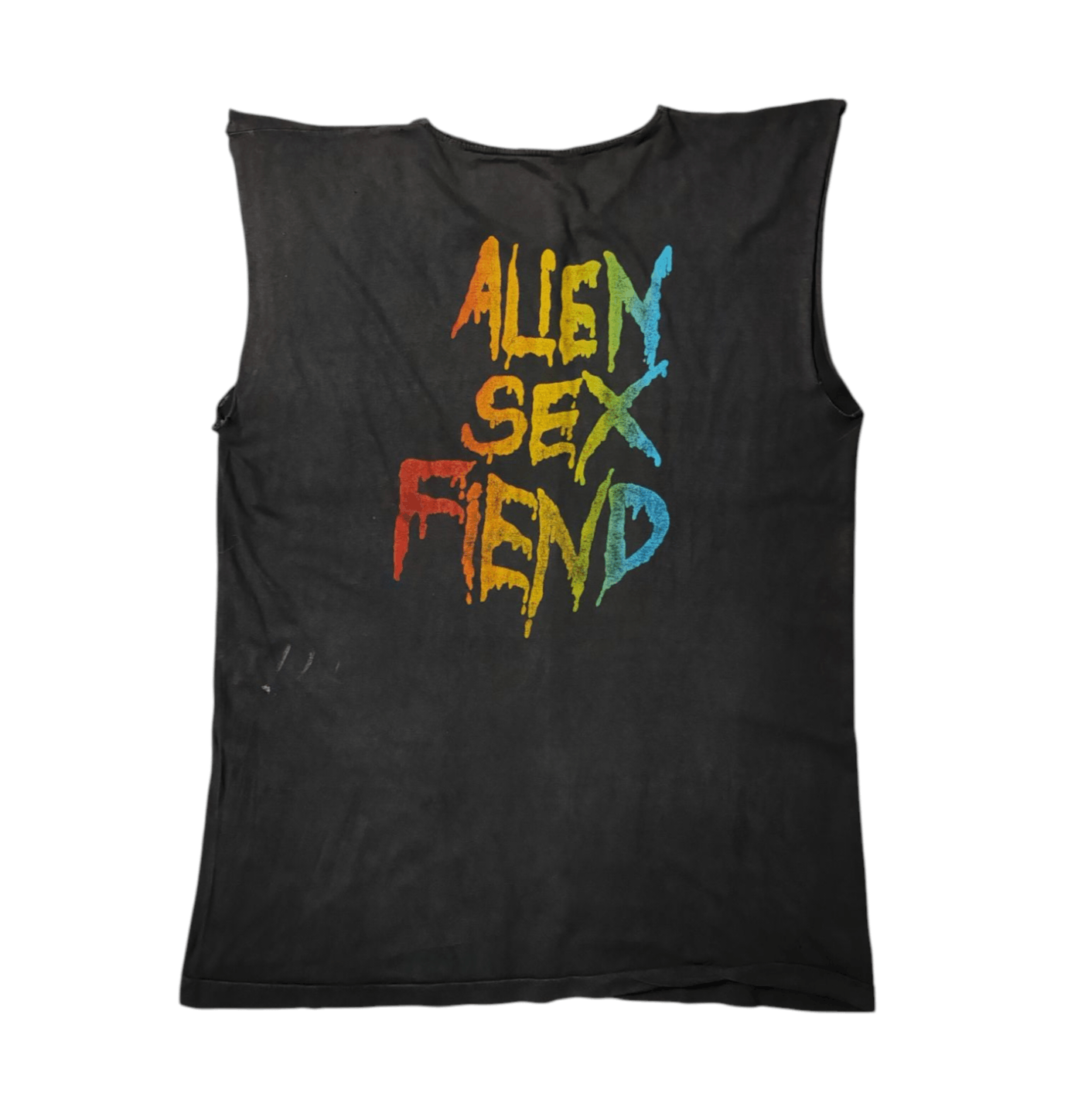 Band Tees 1990 Alien Sex Fiends Sleeveless Cut Off T shirt size M-L Size US M / EU 48-50 / 2 - 2 Thumbnail