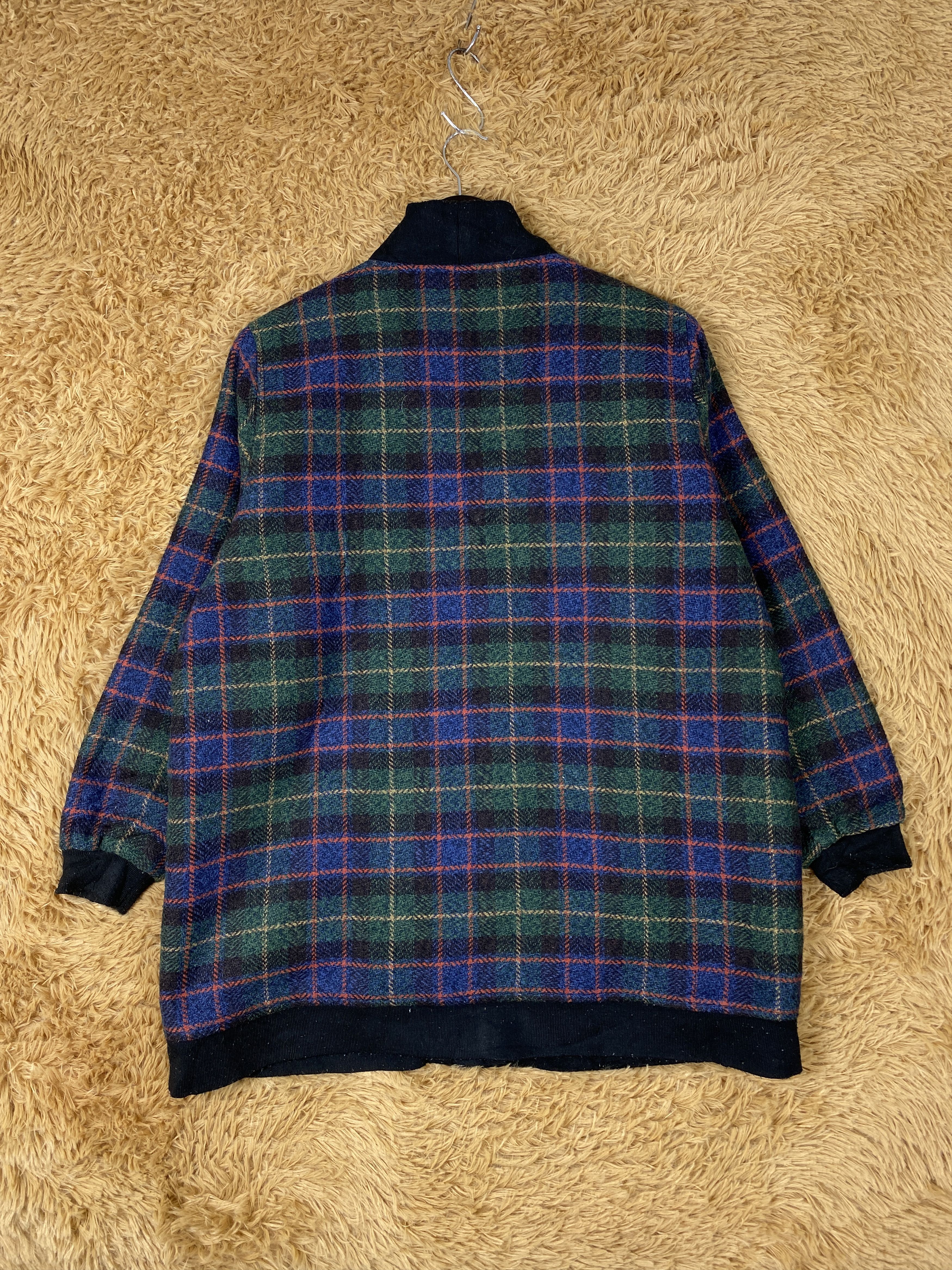 Japanese Brand Vintage Vivre Sa Vie Flannel Sherpa Lining Jacket Size US S / EU 44-46 / 1 - 5 Thumbnail