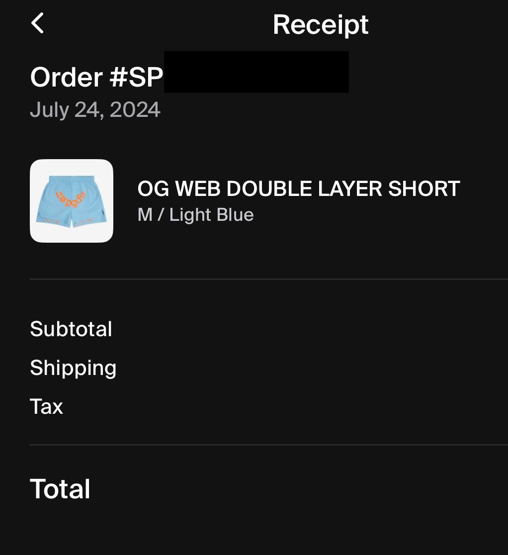 Sp5der SP5DER OG Web Double Layer Short (Medium) Size US 31 - 18 Thumbnail