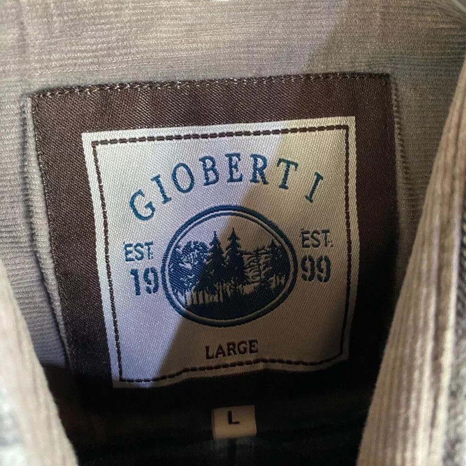 Other Gioberti Flannel Men's Large Adults Button Up 100% Cotton L Size US L / EU 52-54 / 3 - 3 Thumbnail