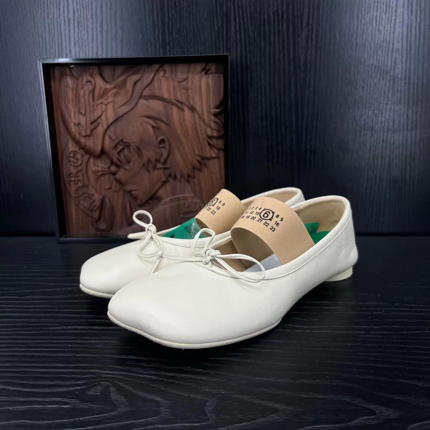 Gucci Margiela Lambskin Butterfly Laces Beige Near new Size US 7.5 / IT 37.5 - 1 Thumbnail