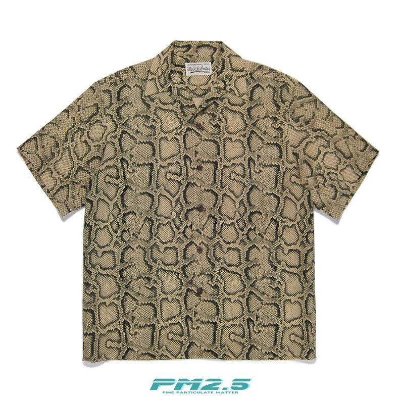 Wacko Maria Wacko maria 22SS Snake Print Short Sleeve Shirt Size US S / EU 44-46 / 1 - 1 Thumbnail