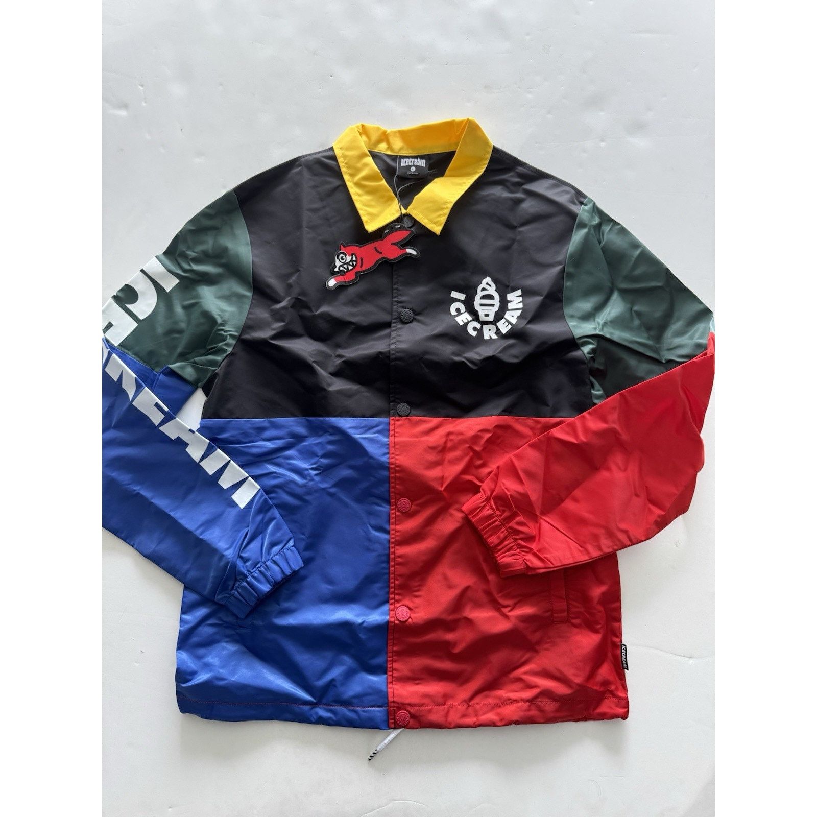 Icecream Ice Cream Jacket Mens Coach Jacket Multi Large NWT! Size US L / EU 52-54 / 3 - 1 Thumbnail