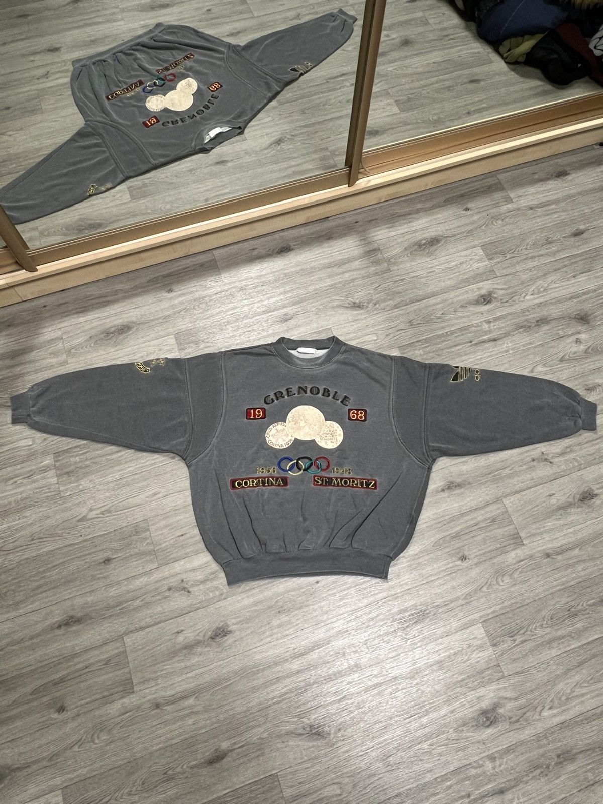 Adidas Olympic Grenoble Cortina St.Moritz 1968 sweatshirt