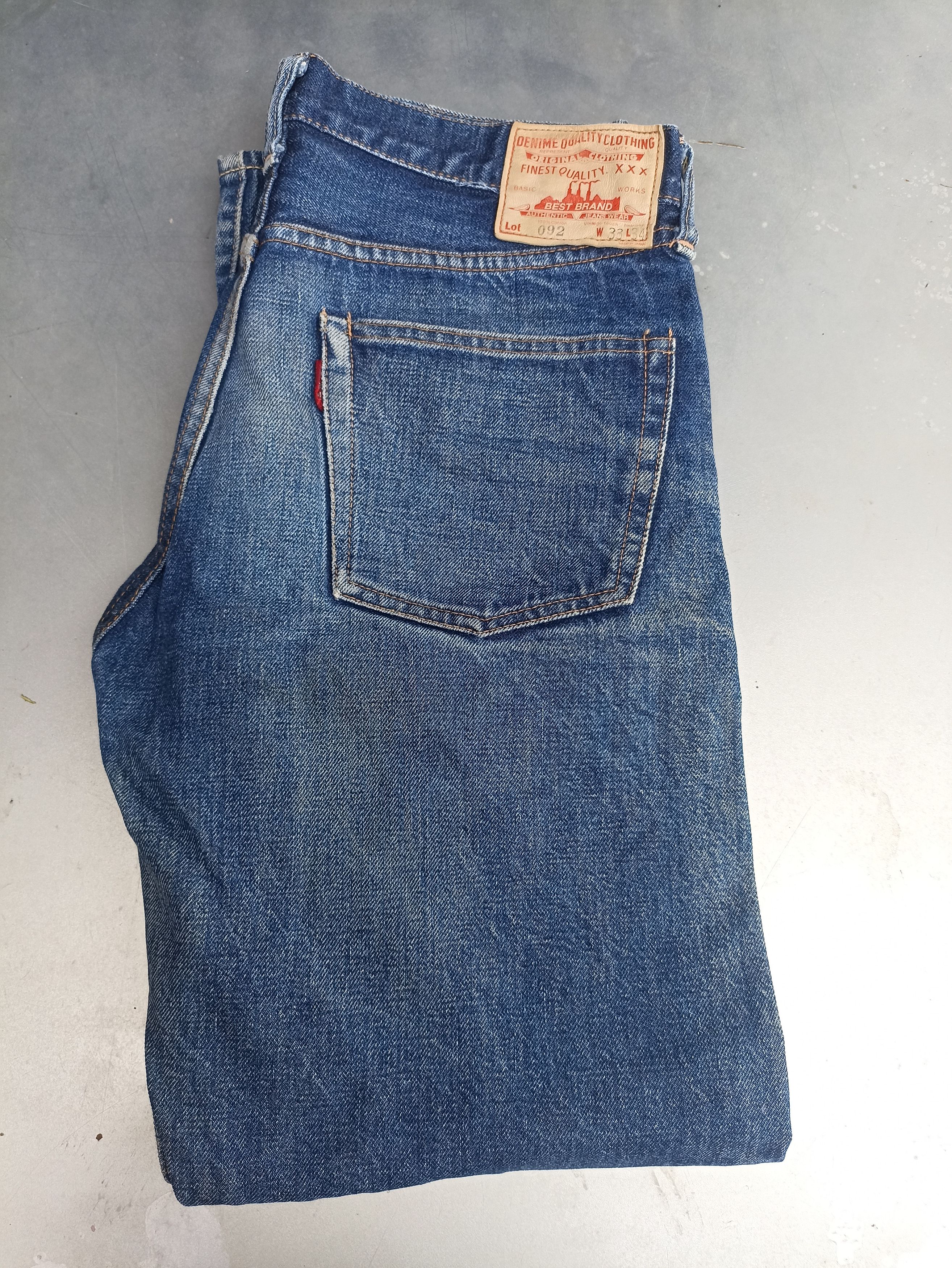 Denime 🔥 Vintage 90s Vtg Denime jeans limited edition 092 selvedge Size US 31 - 12 Thumbnail